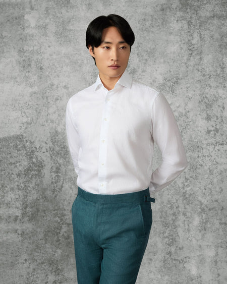 Dixon Linen Shirt White
