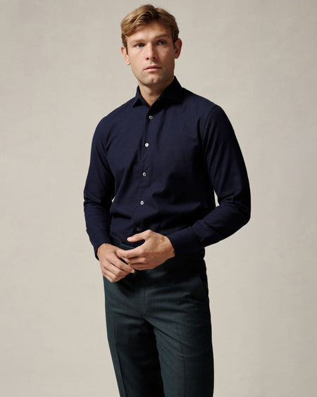 Rorie Brushed Twill Cotton Shirt