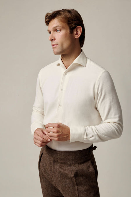 Rorie Brushed Twill Cotton Shirt