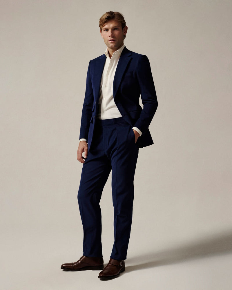 Hawkins Moleskin Suit Navy
