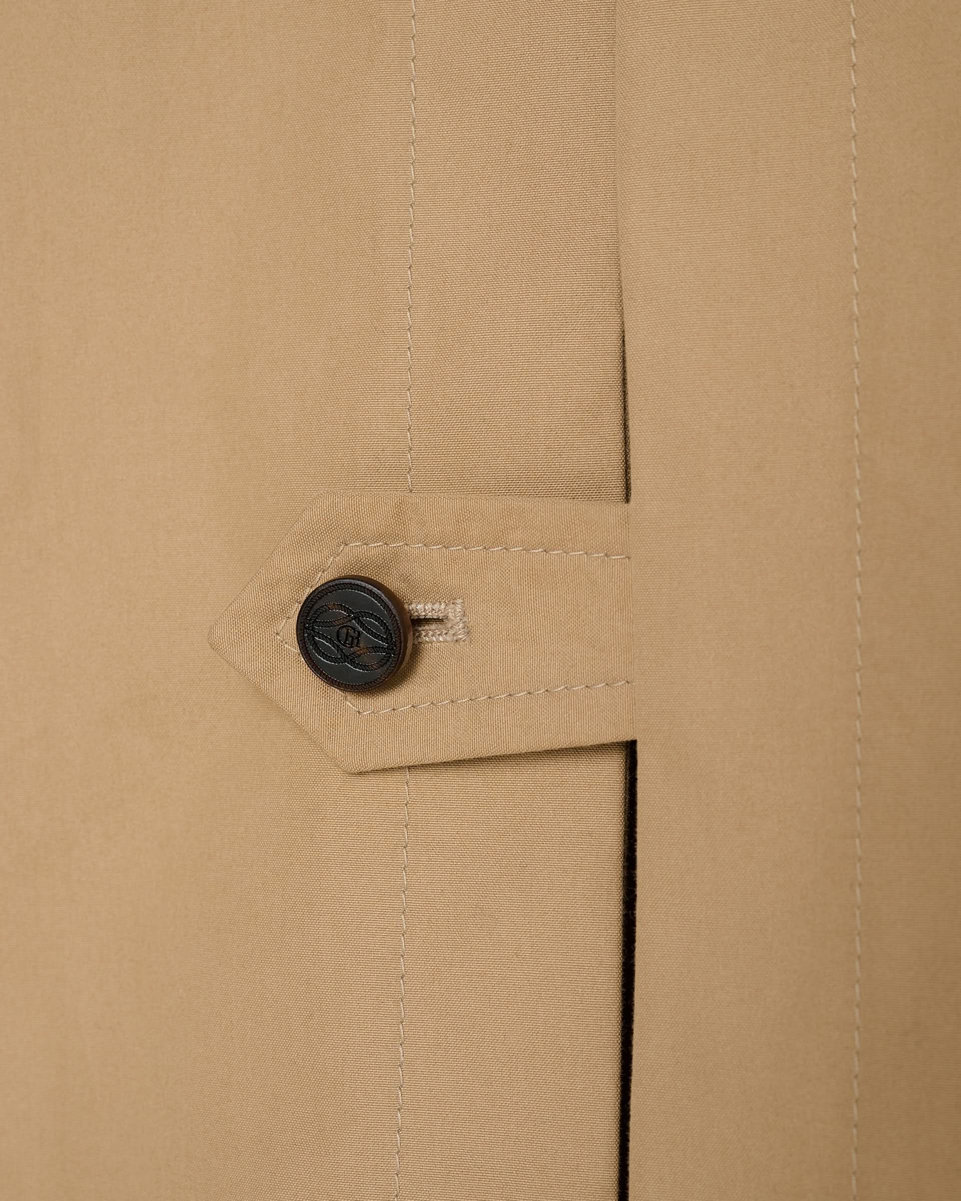 Sargent Ventile Cotton Water Repellent Belted Mac Tan