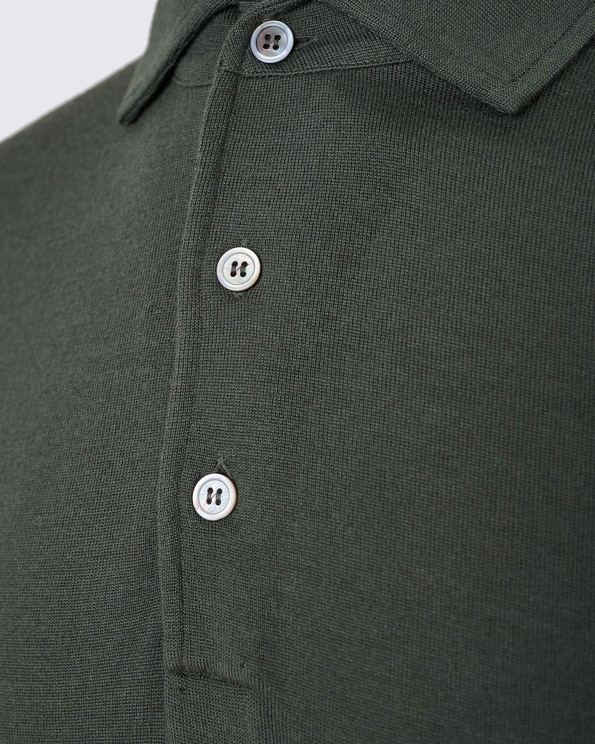 Grant Ultrafine Merino Wool Polo Shirt