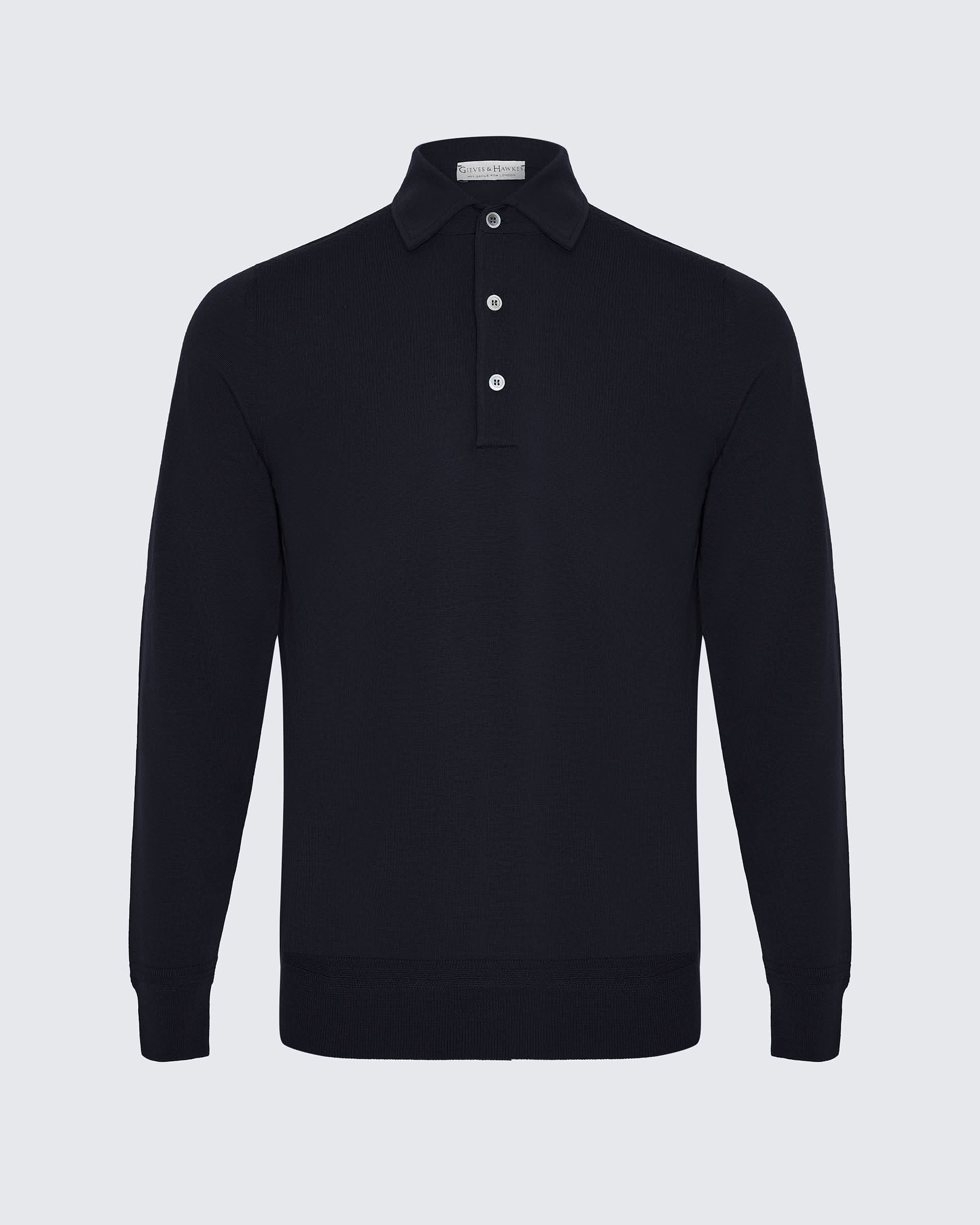 Grant Ultrafine Merino Wool Polo Shirt