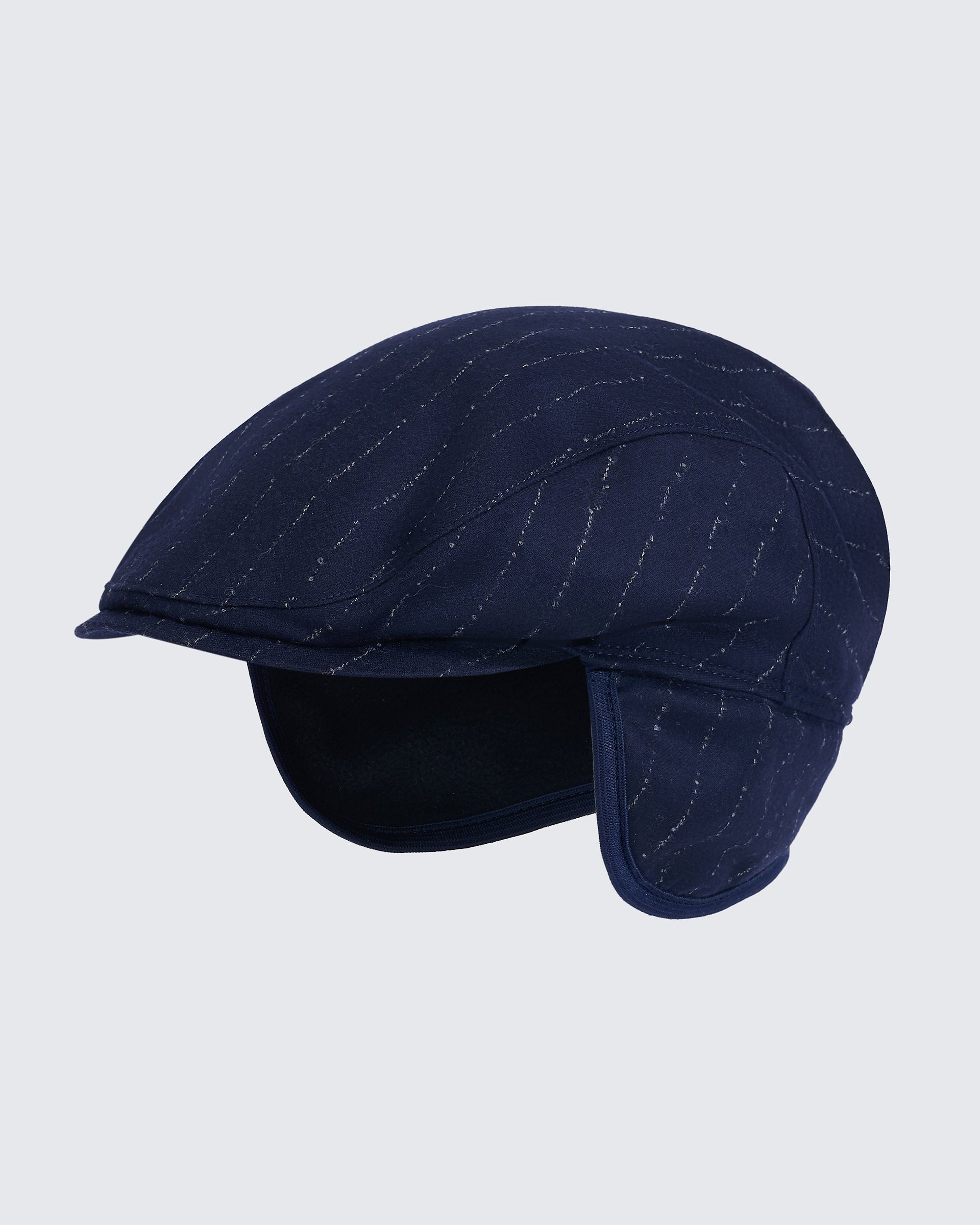 Dowse Wool & Cashmere Morse Code Flannel Cap