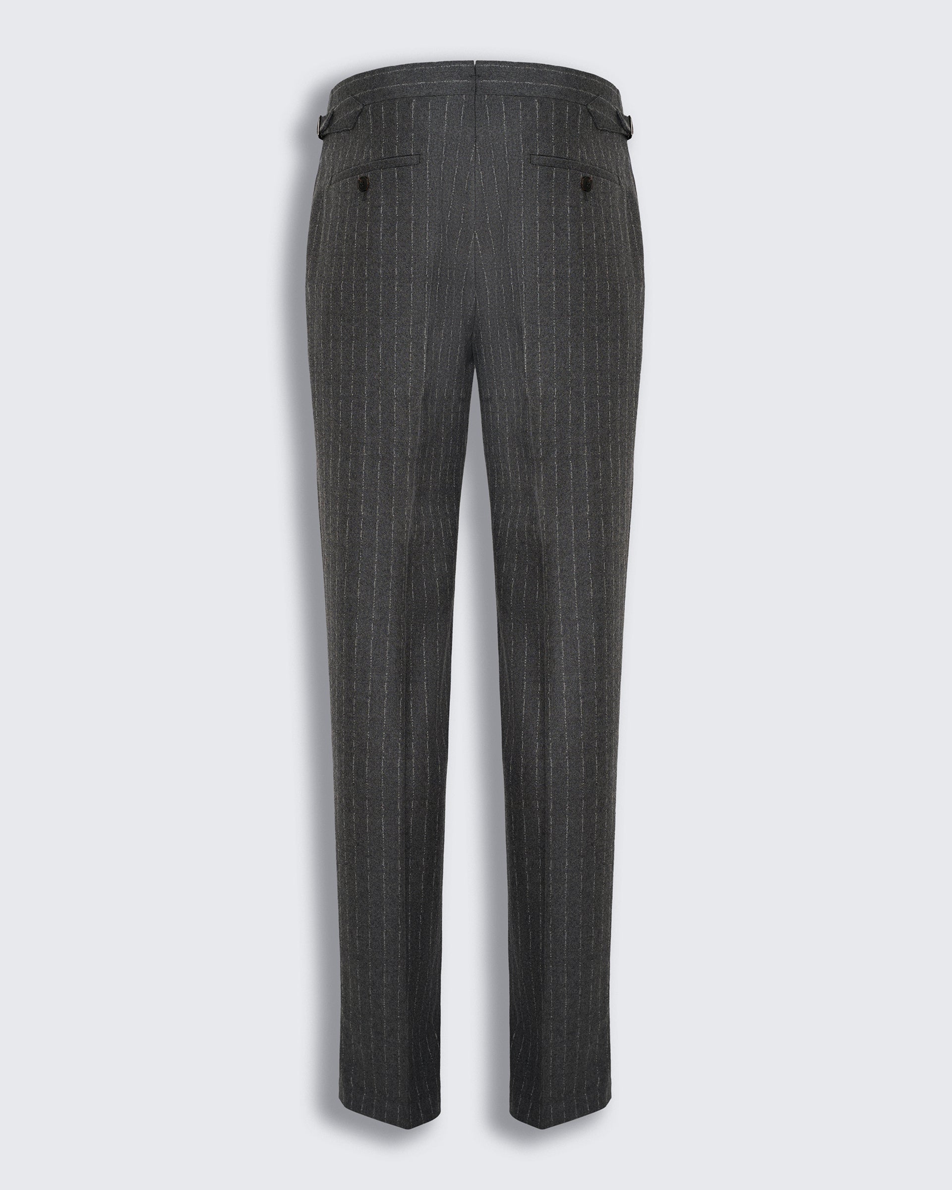Gunn Suit Trouser Grey Morse Code Flannel