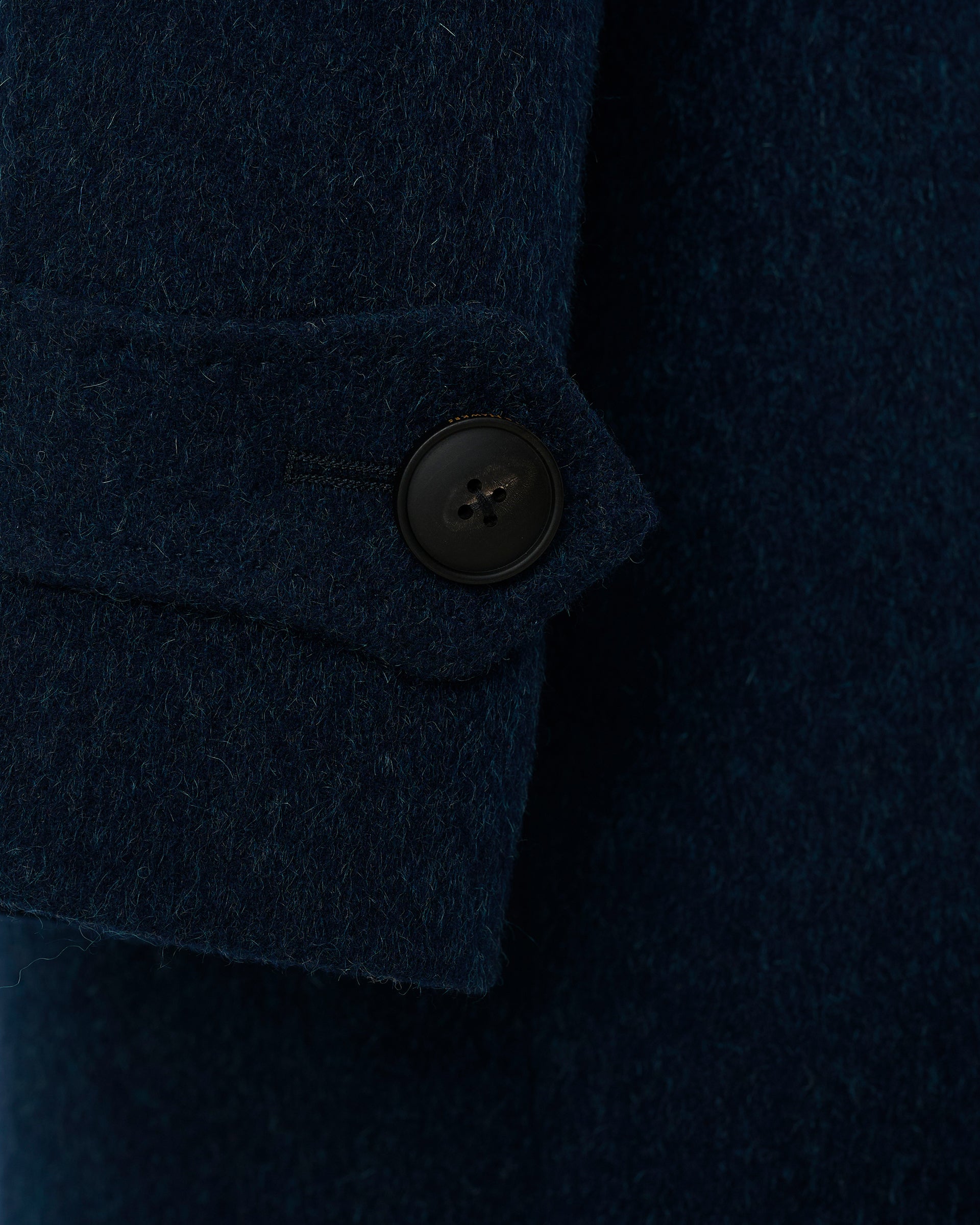 Harry Wool & Mohair Blue Plain Raglan Coat