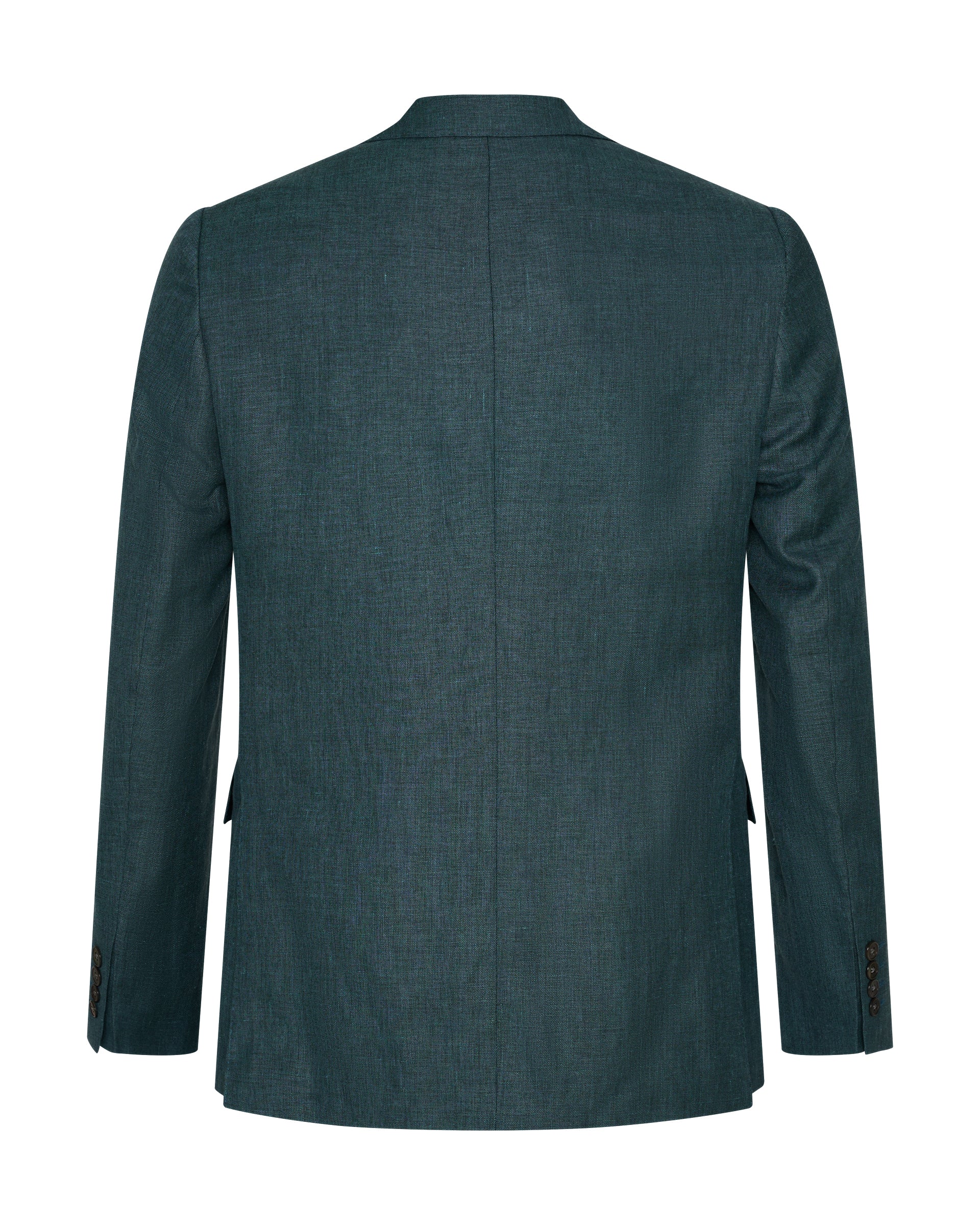 Hardy Virgin Wool Linen & Silk Suit Jacket Teal