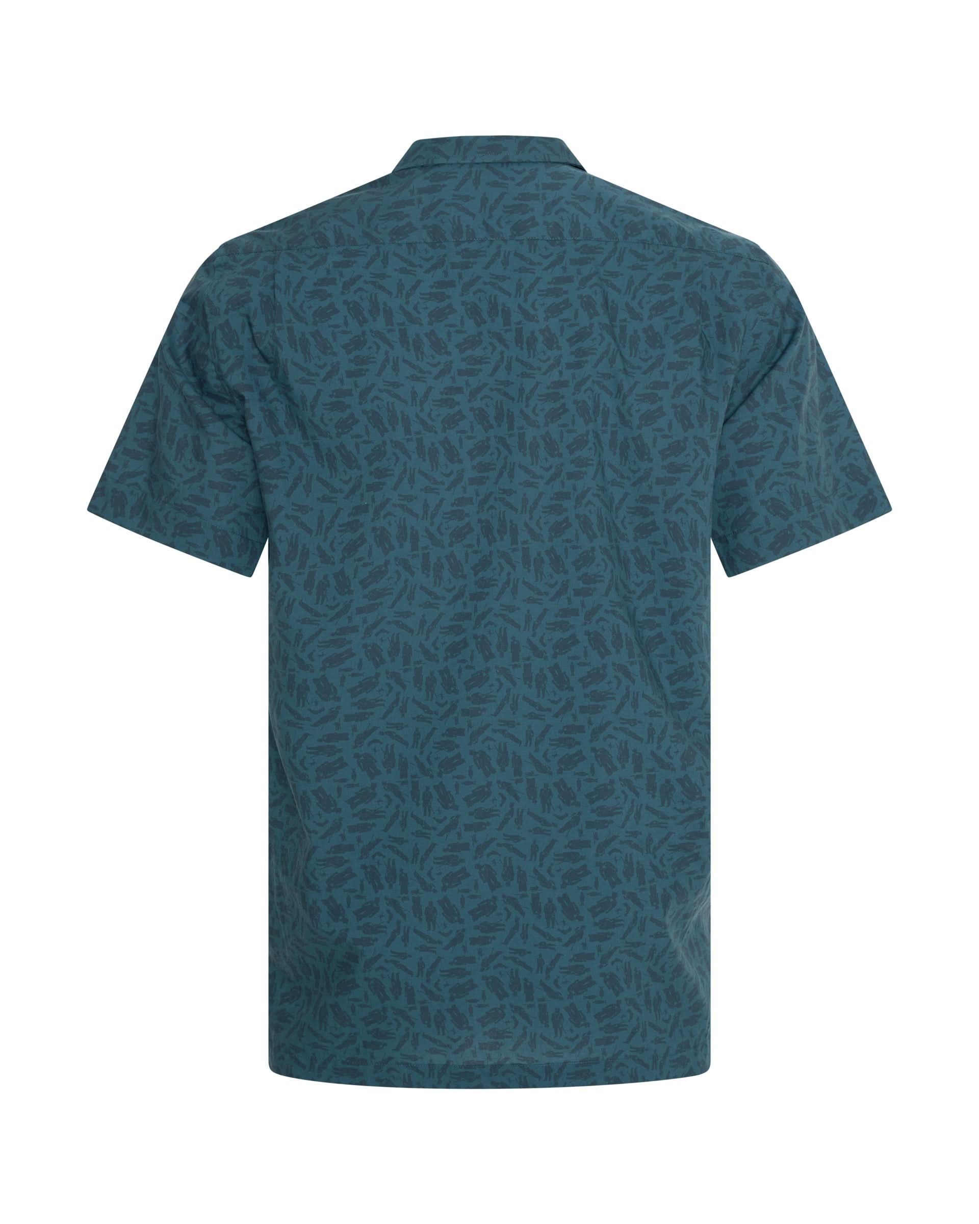Heath Cotton & Lyocell Portsmouth Men Shirt Teal