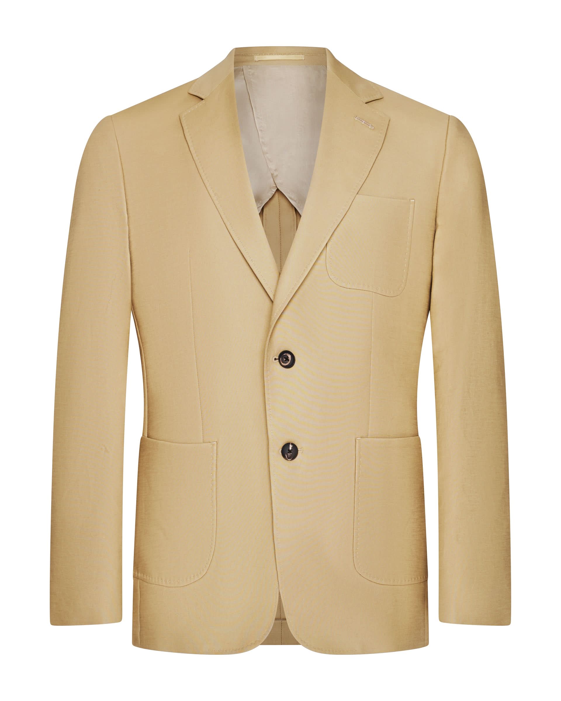 Hills Cotton Stretch Blazer Tan