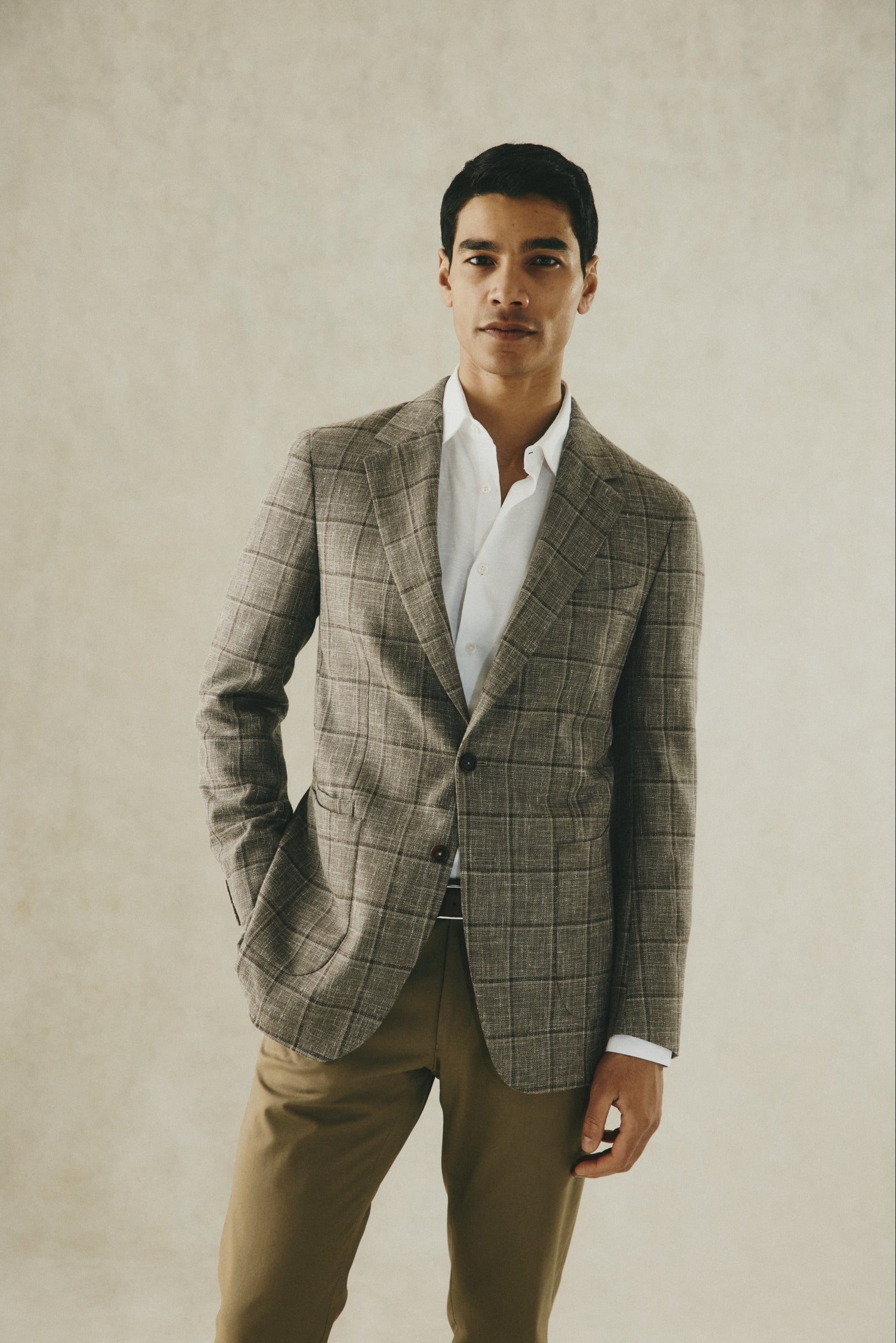 Hopwood Wool Silk Linen Blazer