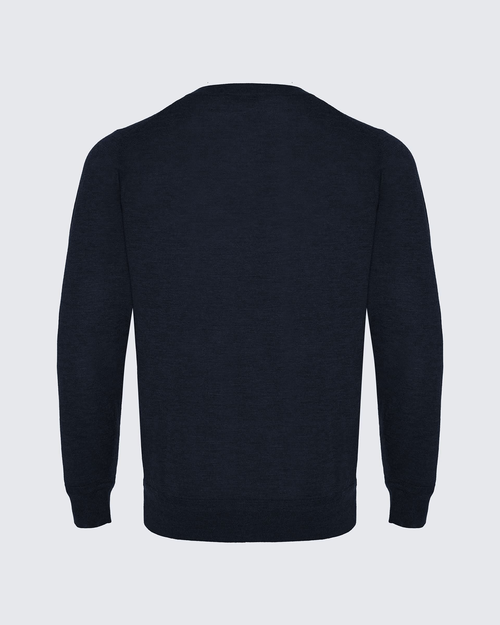 Lucas Merino Wool Silk Cashmere Crew Jumper