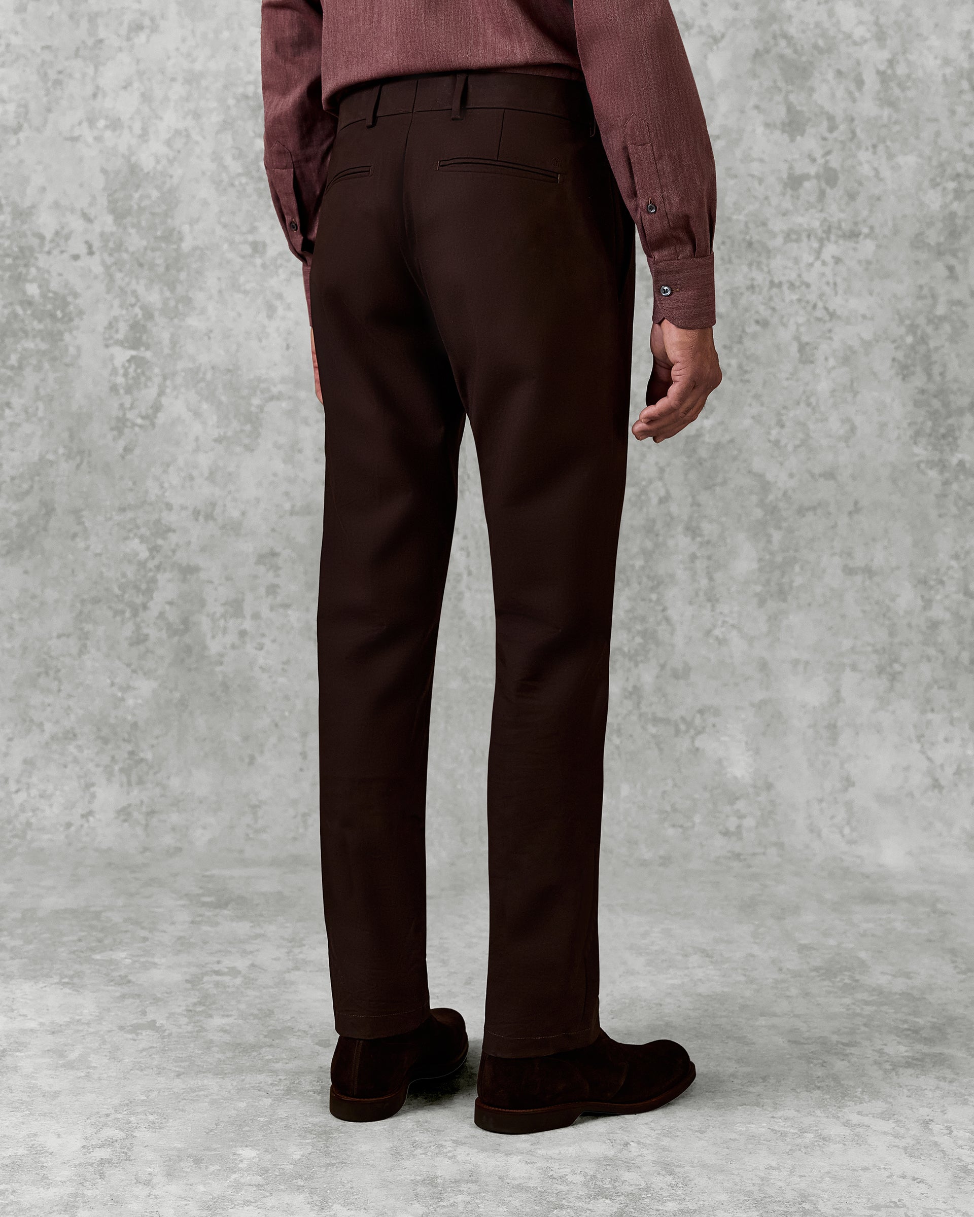 Walker Cotton Elastane Chino Brown