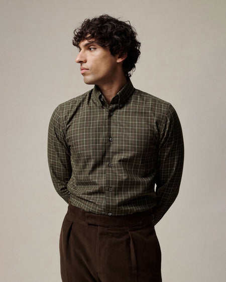 Kinnon Cotton Check Shirt