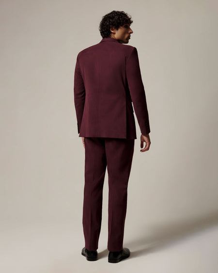 Barlow Moleskin Jacket Burgundy