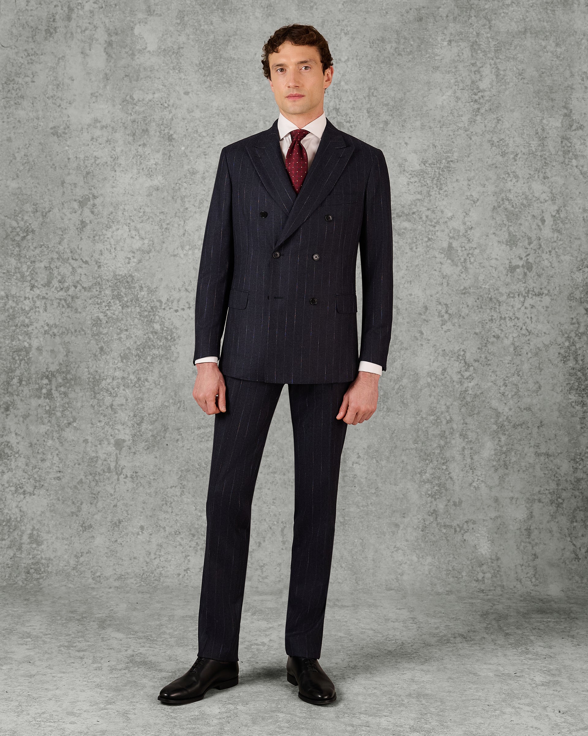 Callaghan Stripe Cashmere & Wool Suit