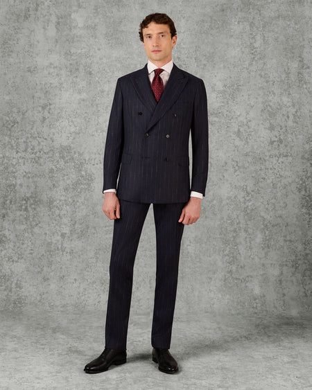 Callaghan Stripe Cashmere & Wool Suit