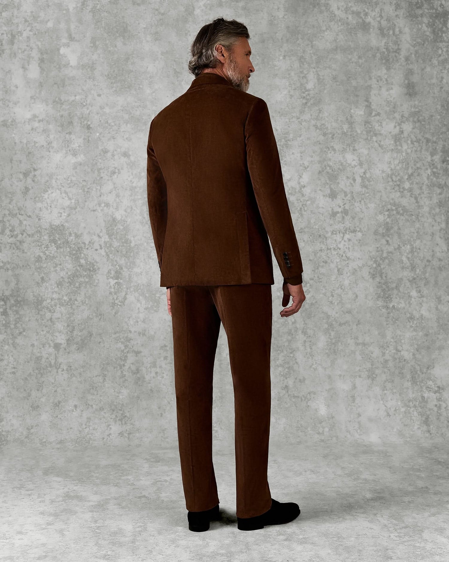 Dodge Cotton Elastine Baby Cord Suit Brown