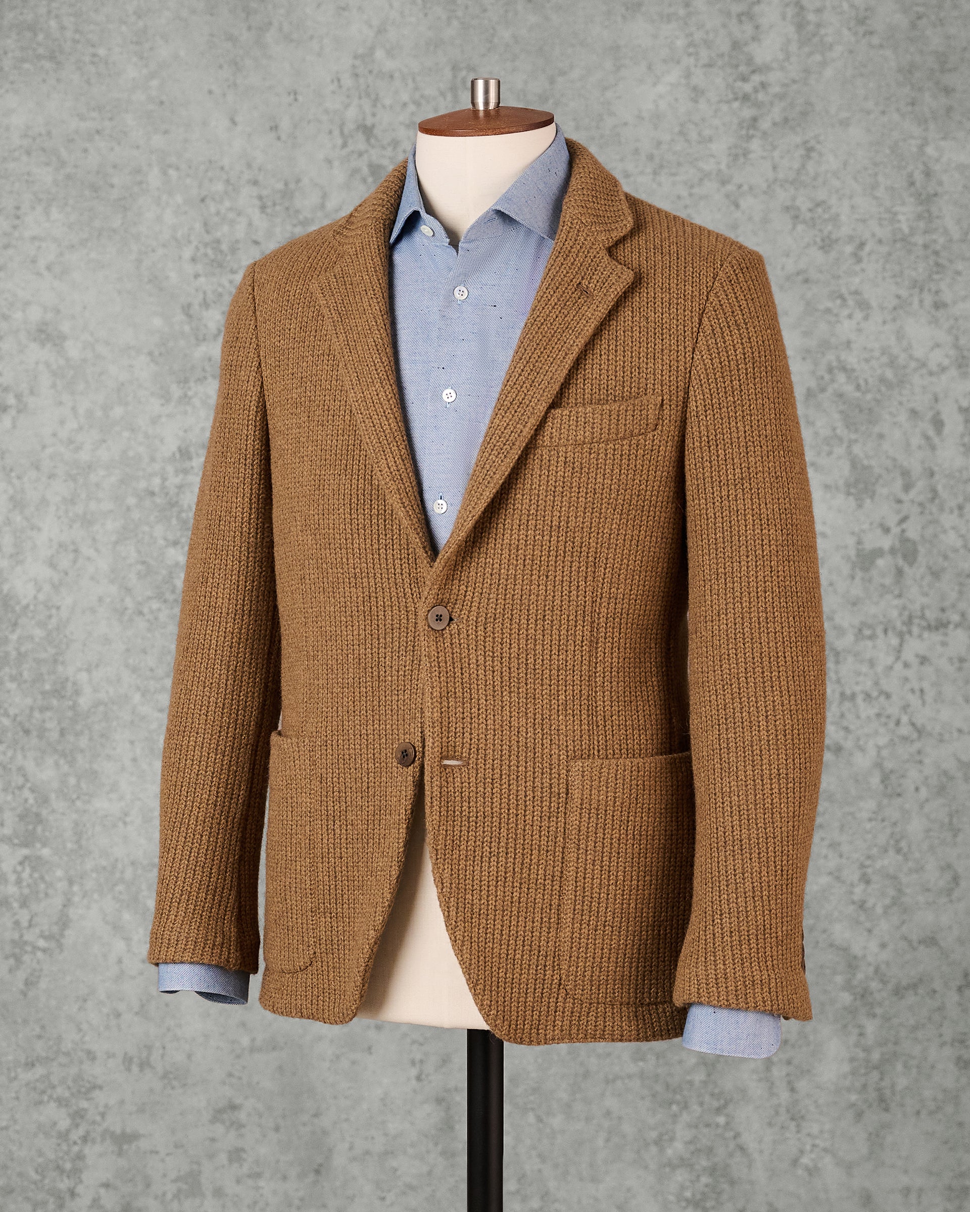 Werner Cashmere Camel & Cotton Blazer