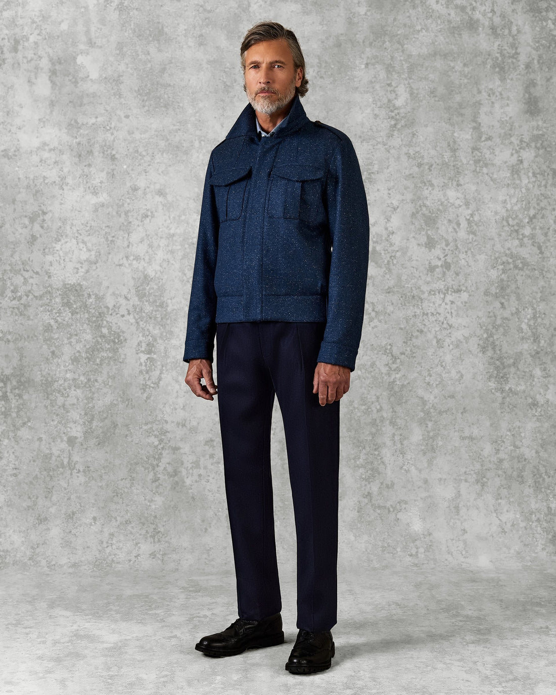 Tom Utility Harrington Mid Blue Donagal Flannel