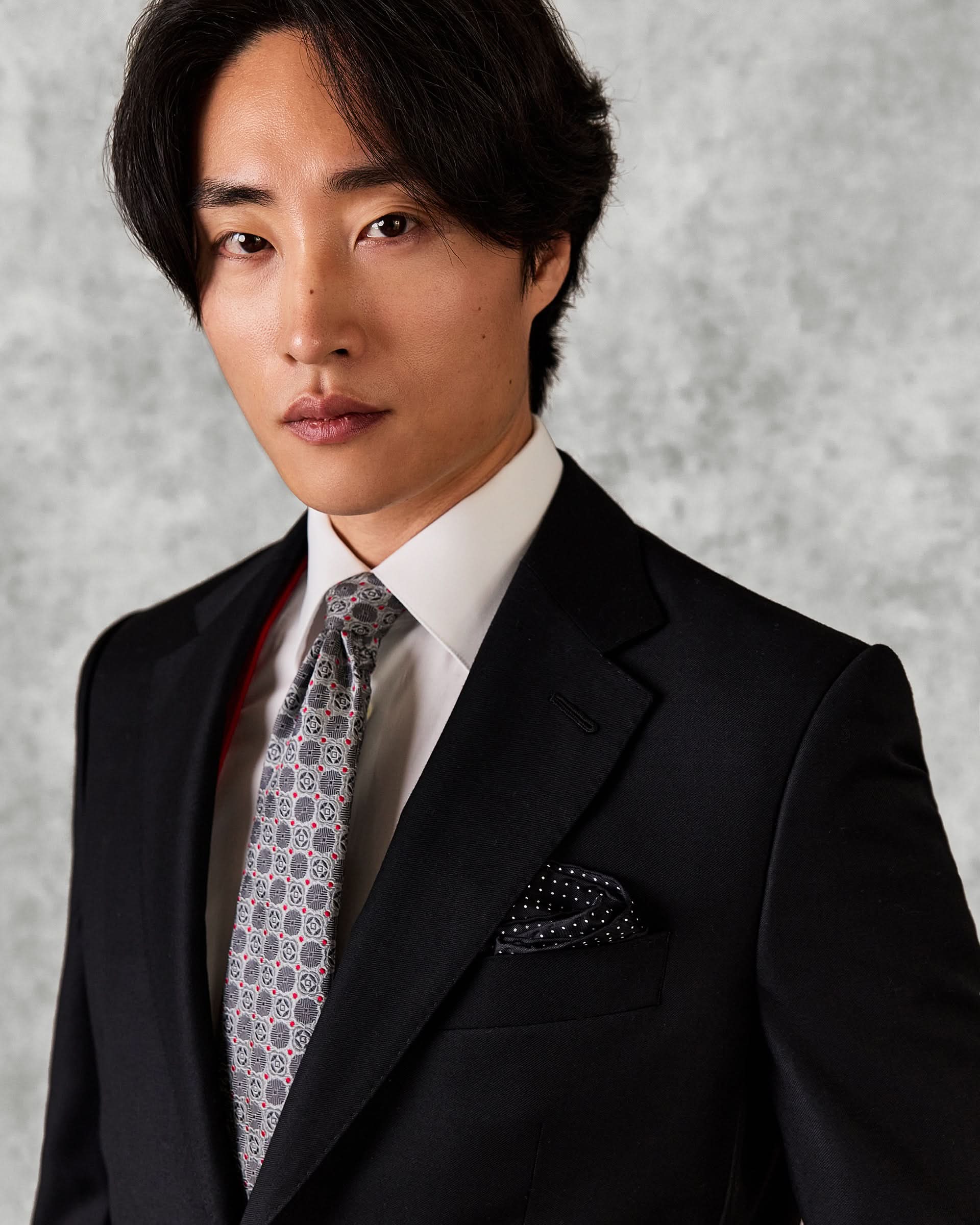 Clarke Wool Twill Suit Black