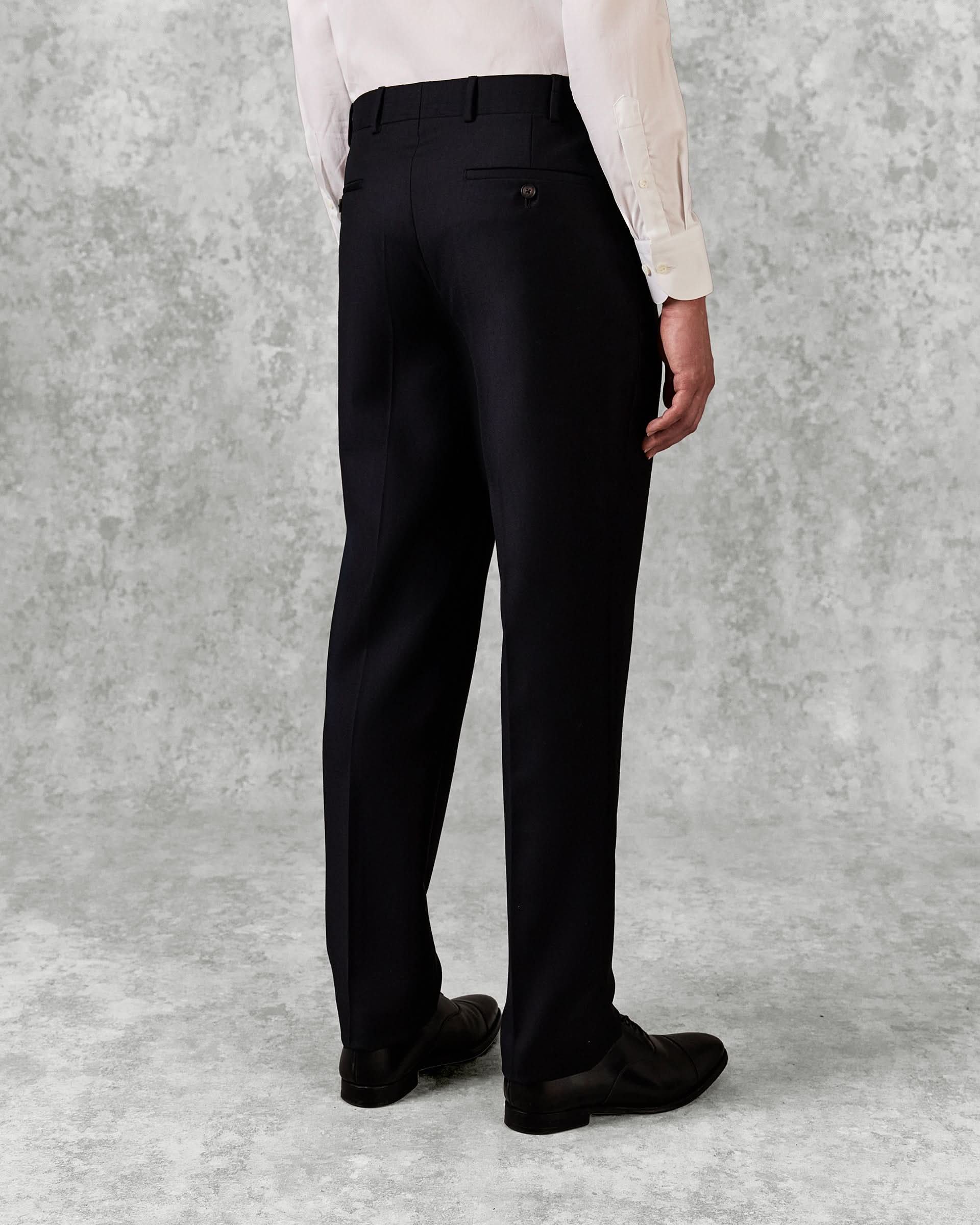 Clarke Wool Suit Trouser Black
