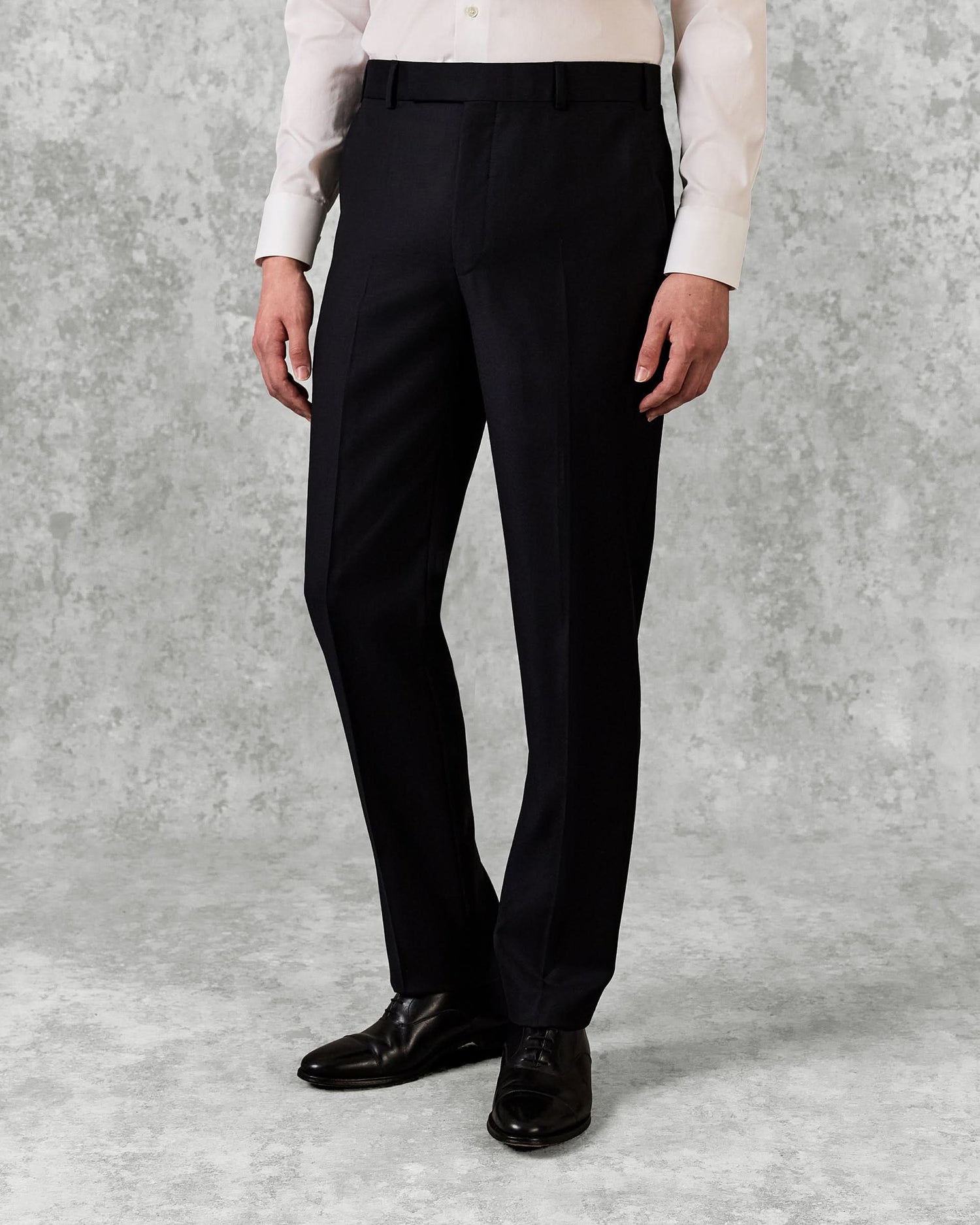 Clarke Wool Twill Suit Black