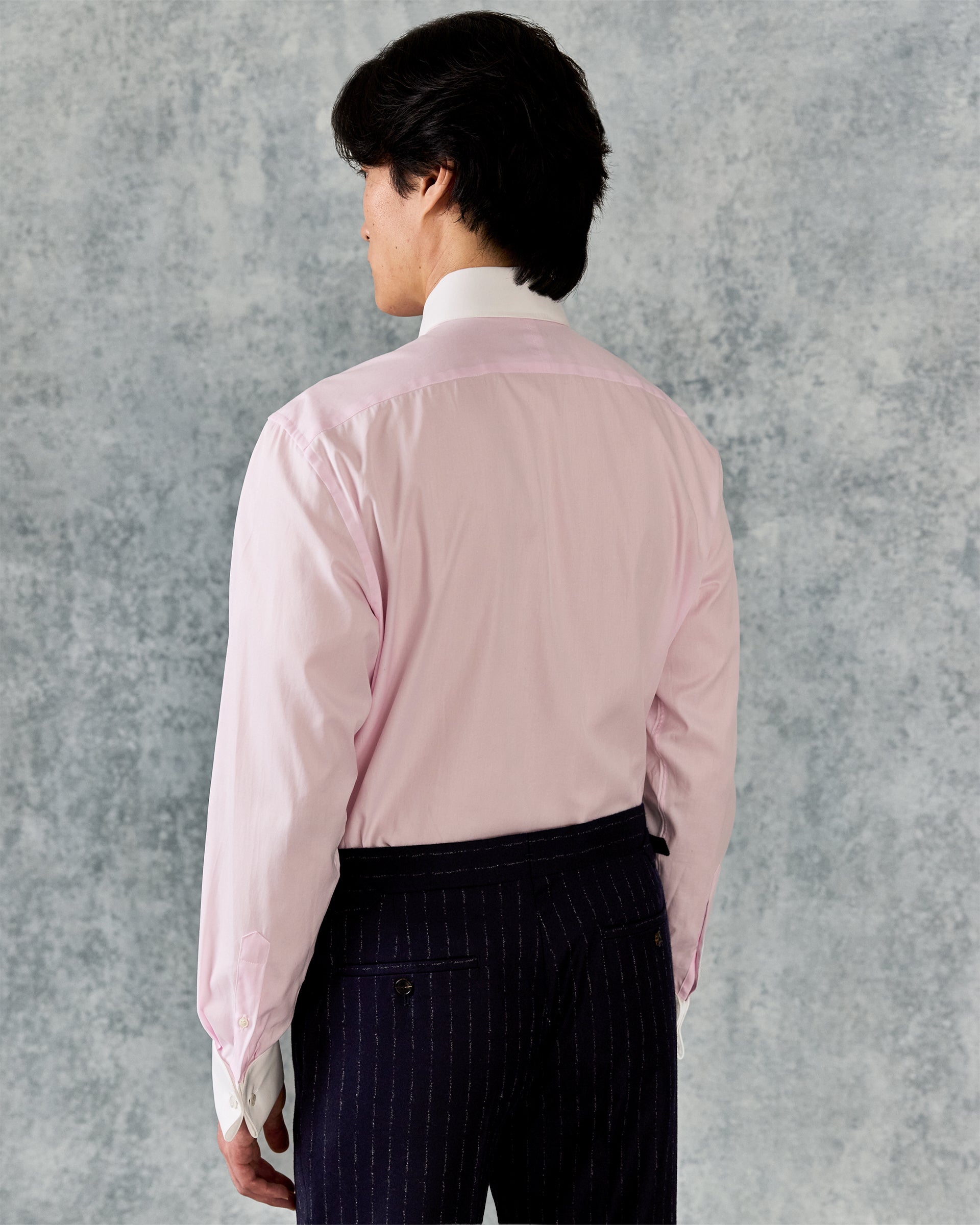Warren Cotton Double Cuff Shirt Pink