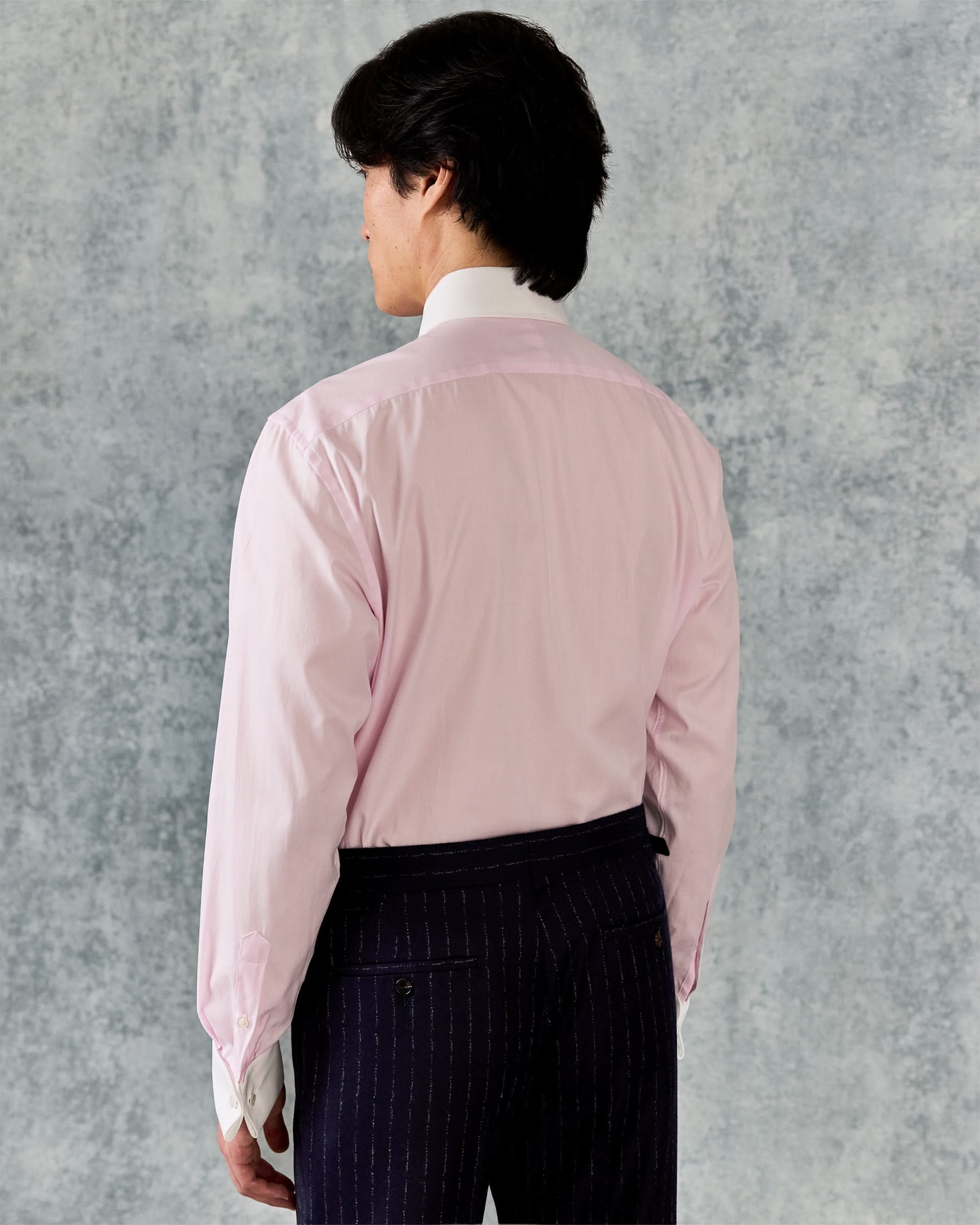 Warren Cotton Double Cuff Shirt Pink