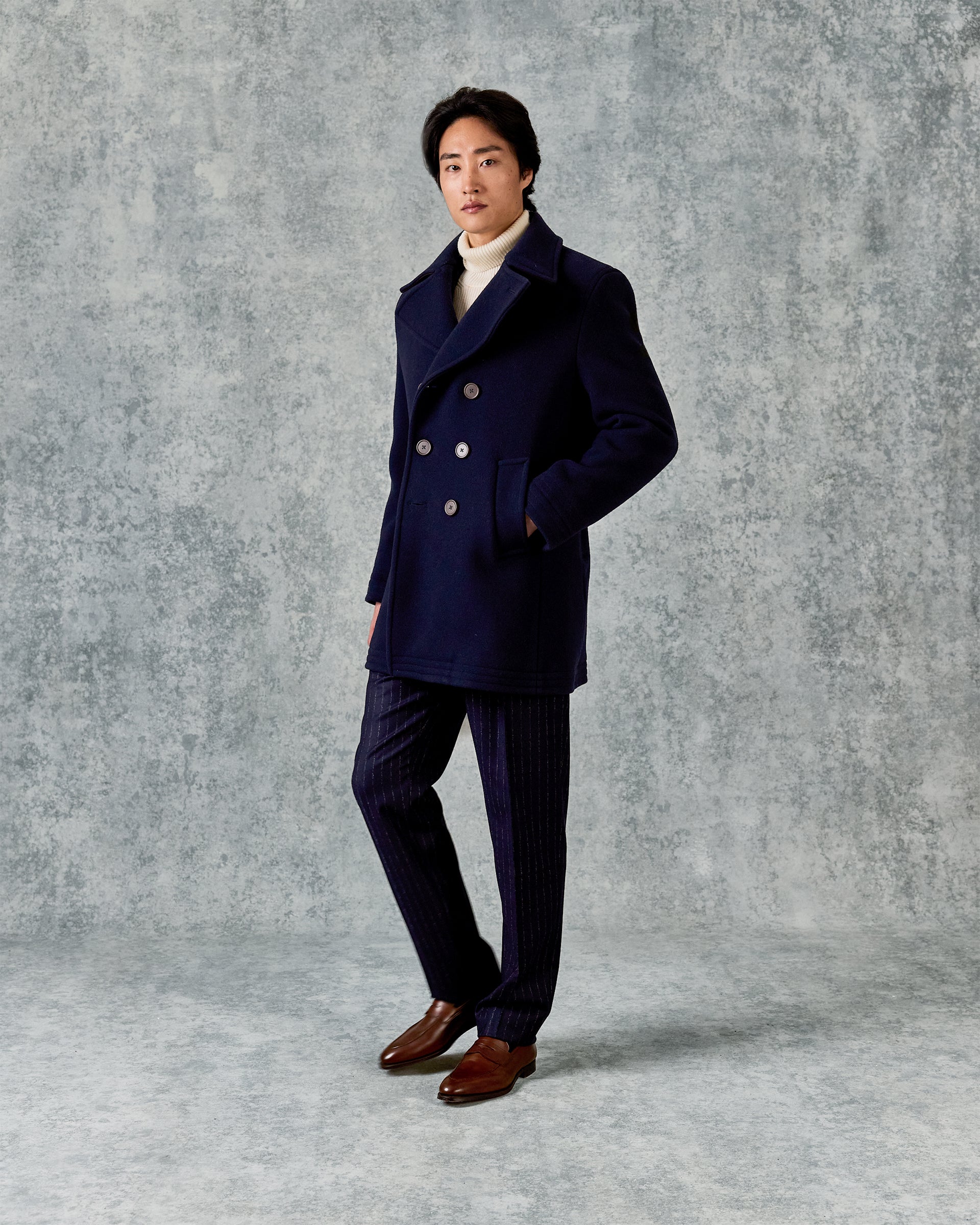 Croft Croft Bridge Coat Navy
