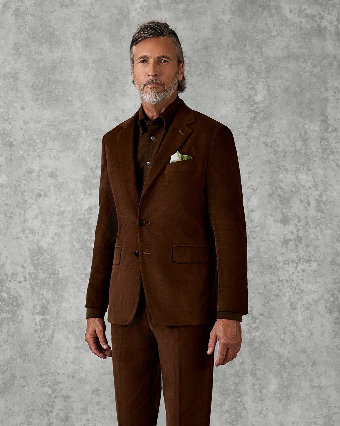 Dodge Suit Jacket Brown Baby Cord