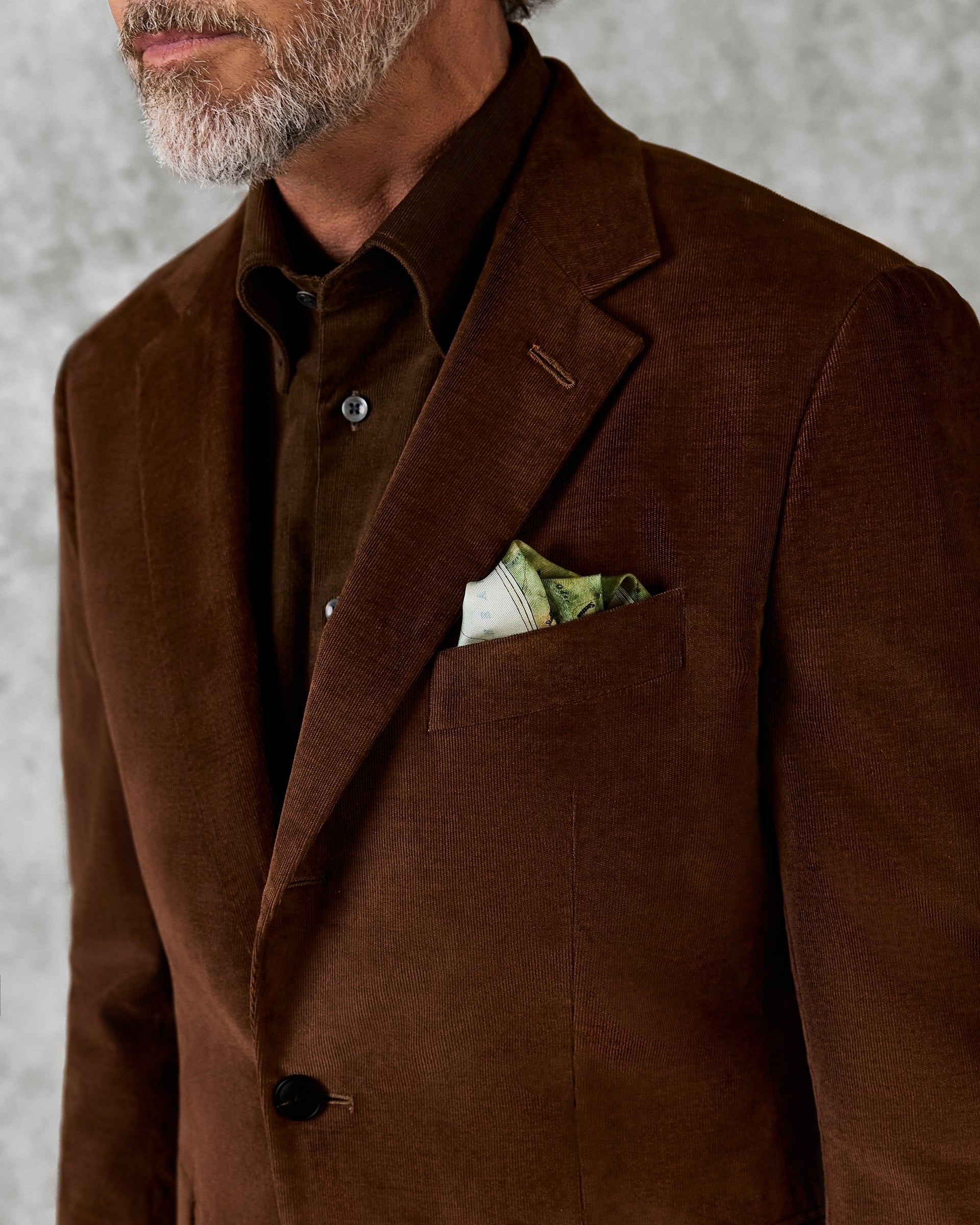 Dodge Suit Jacket Brown Baby Cord