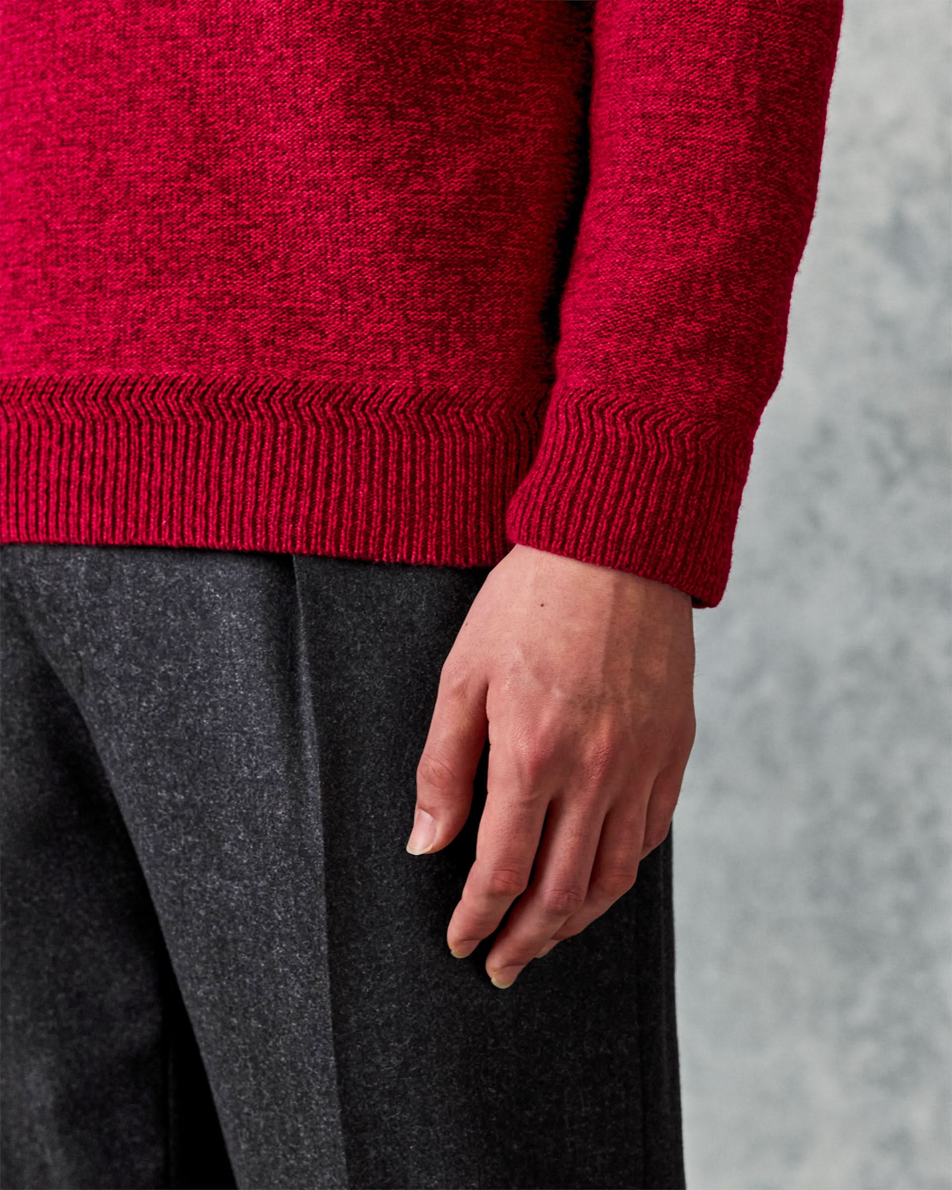 Wiley Fine Merino Roll Neck Jumper