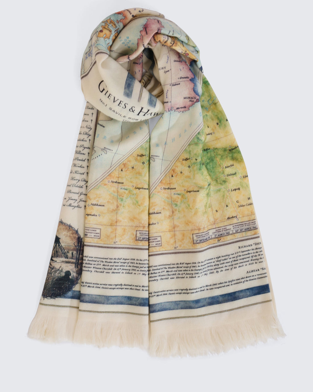 McCallum Great Escape Map Scarf