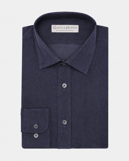Lawson Cord Button Down Shirt Navy