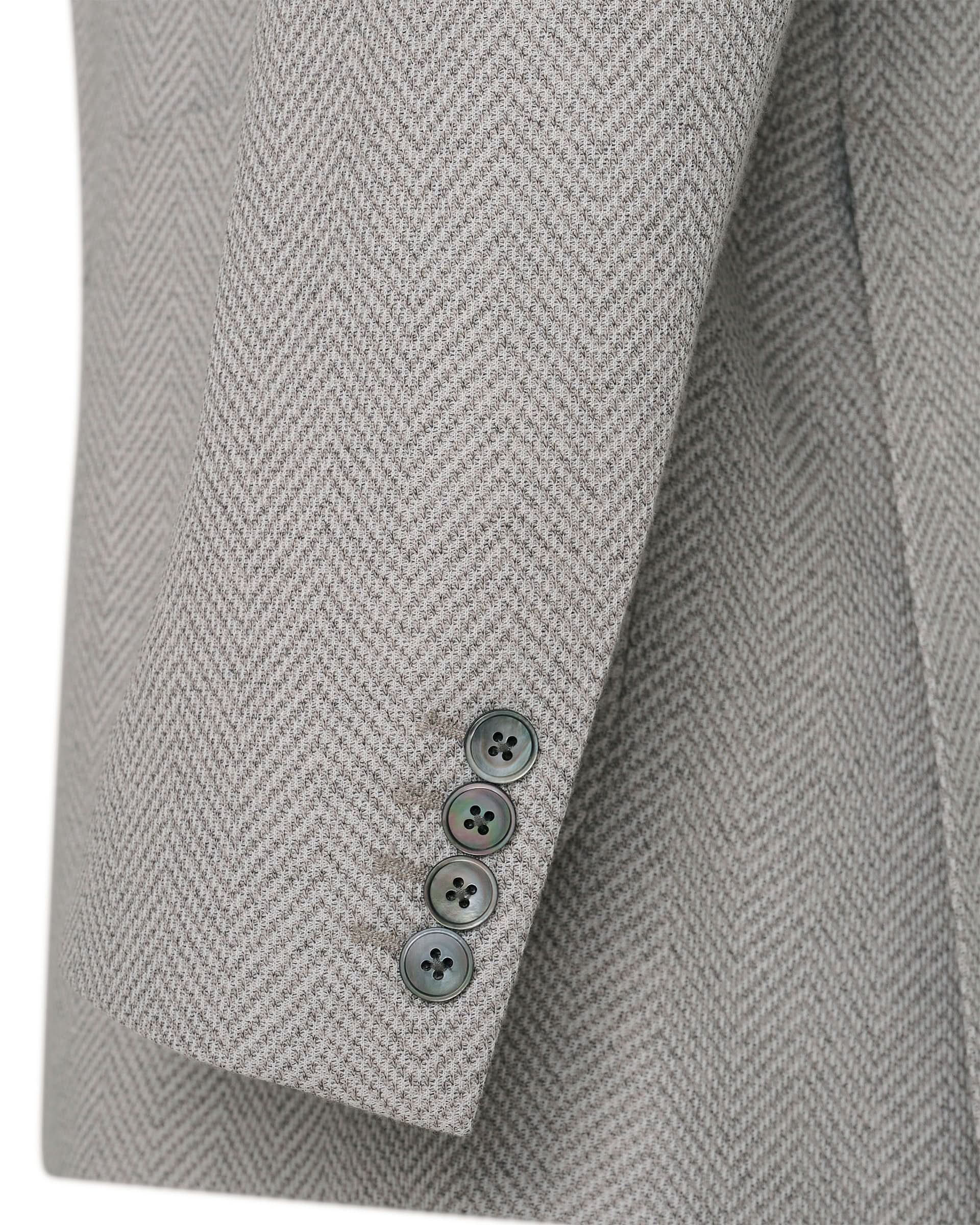 Pasco Jersey Herringbone Blazer Oatmeal
