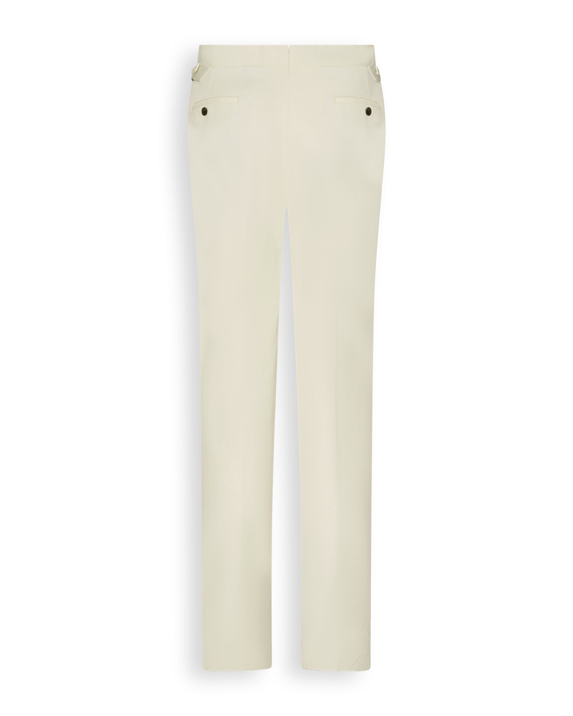 Pearce Cotton & Linen Herringbone Suit White