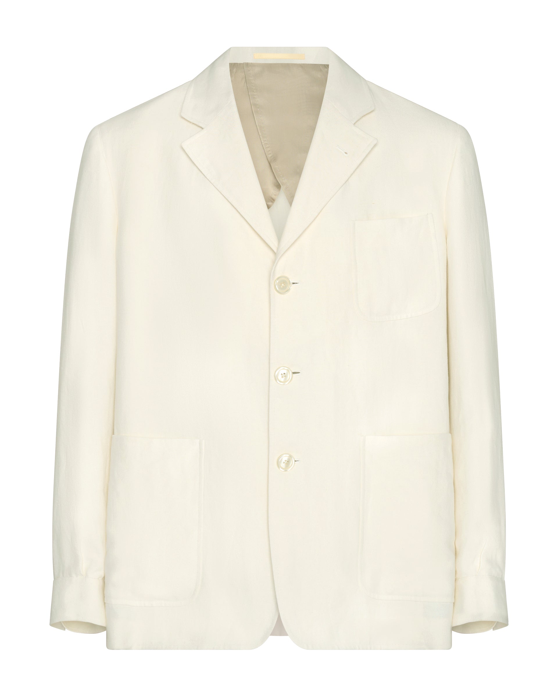 Randall Linen Shacket Ecru