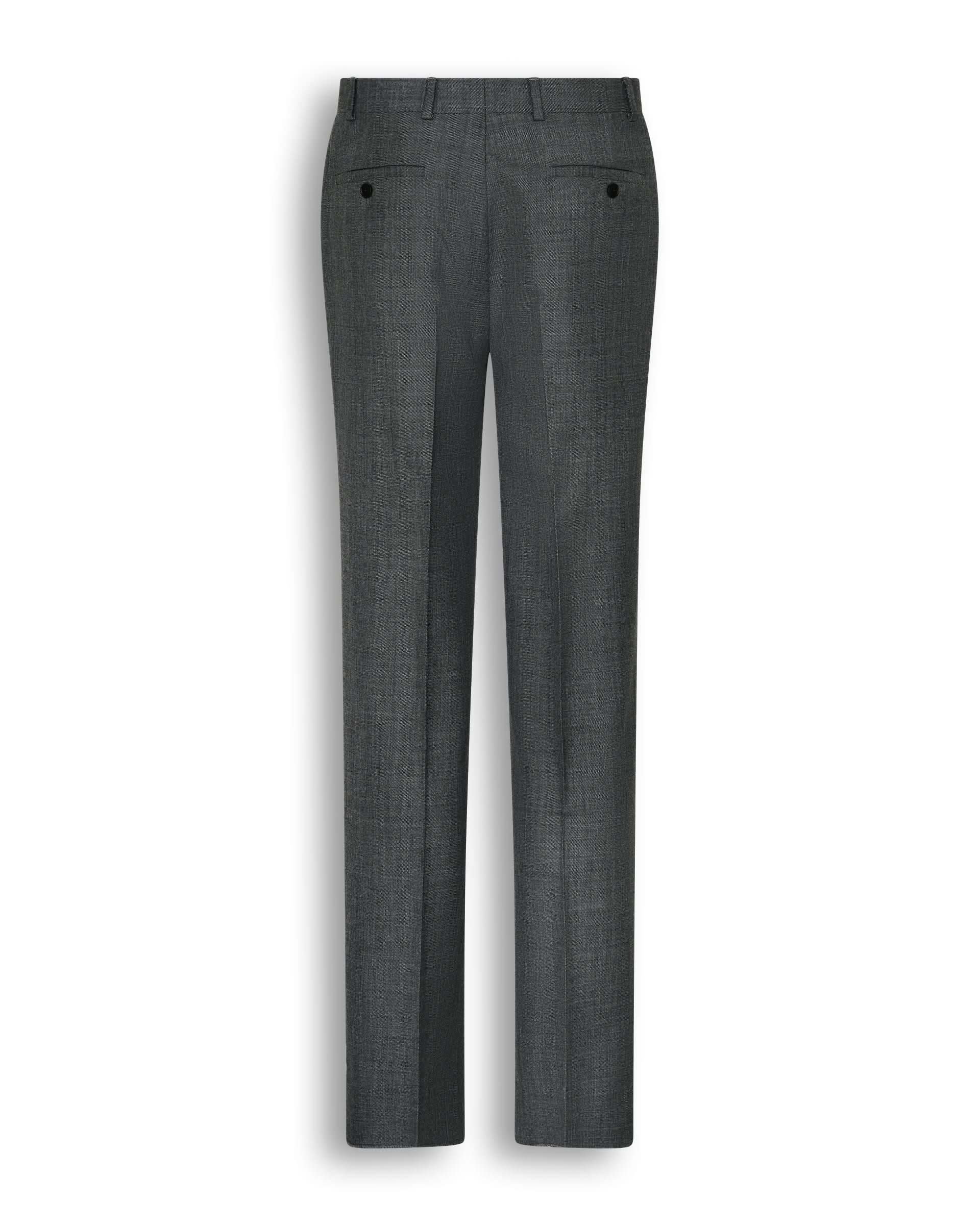 Roberts Wool Suit Trouser Charcoal Marl