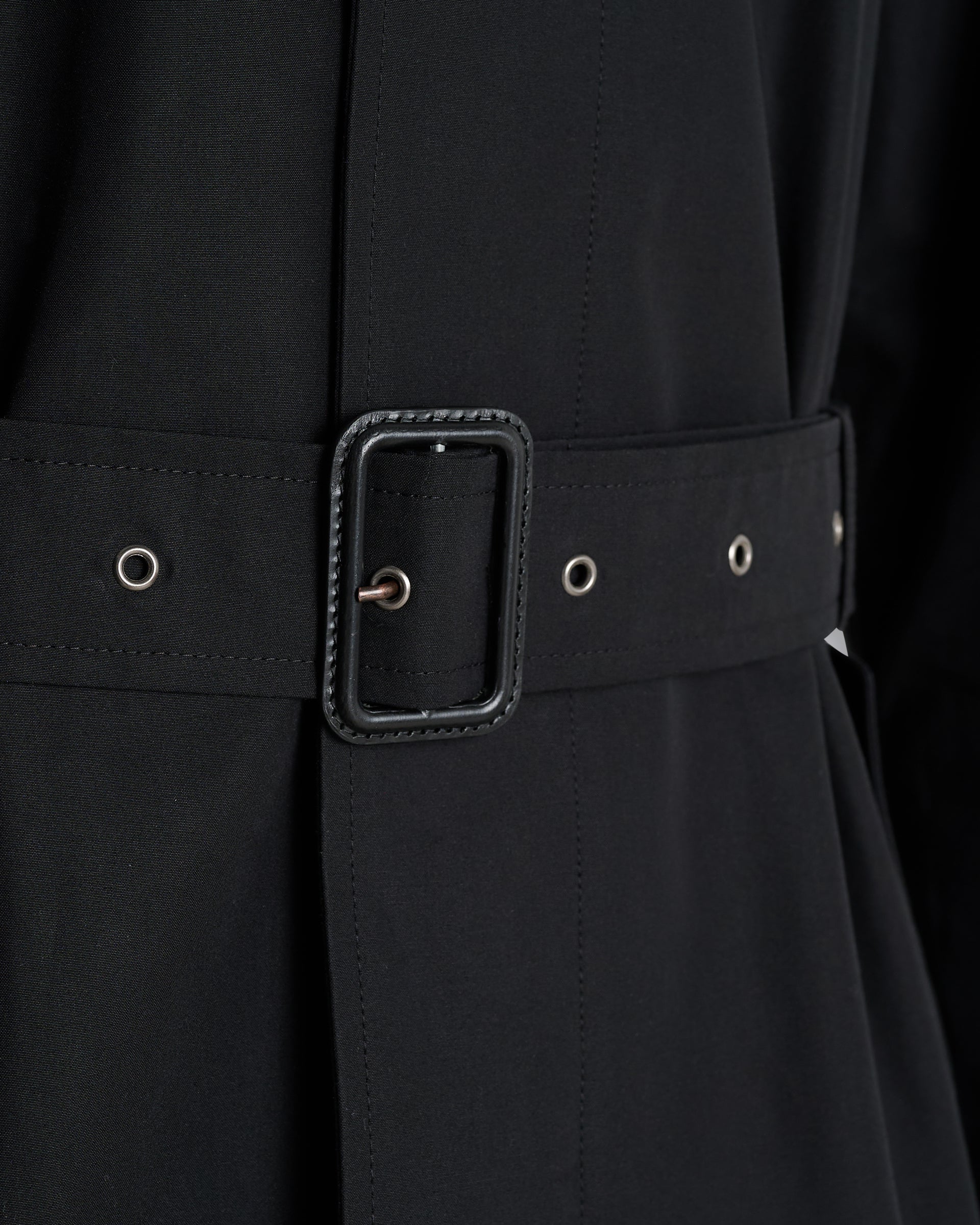 Sargent Cotton Belted Mac Black