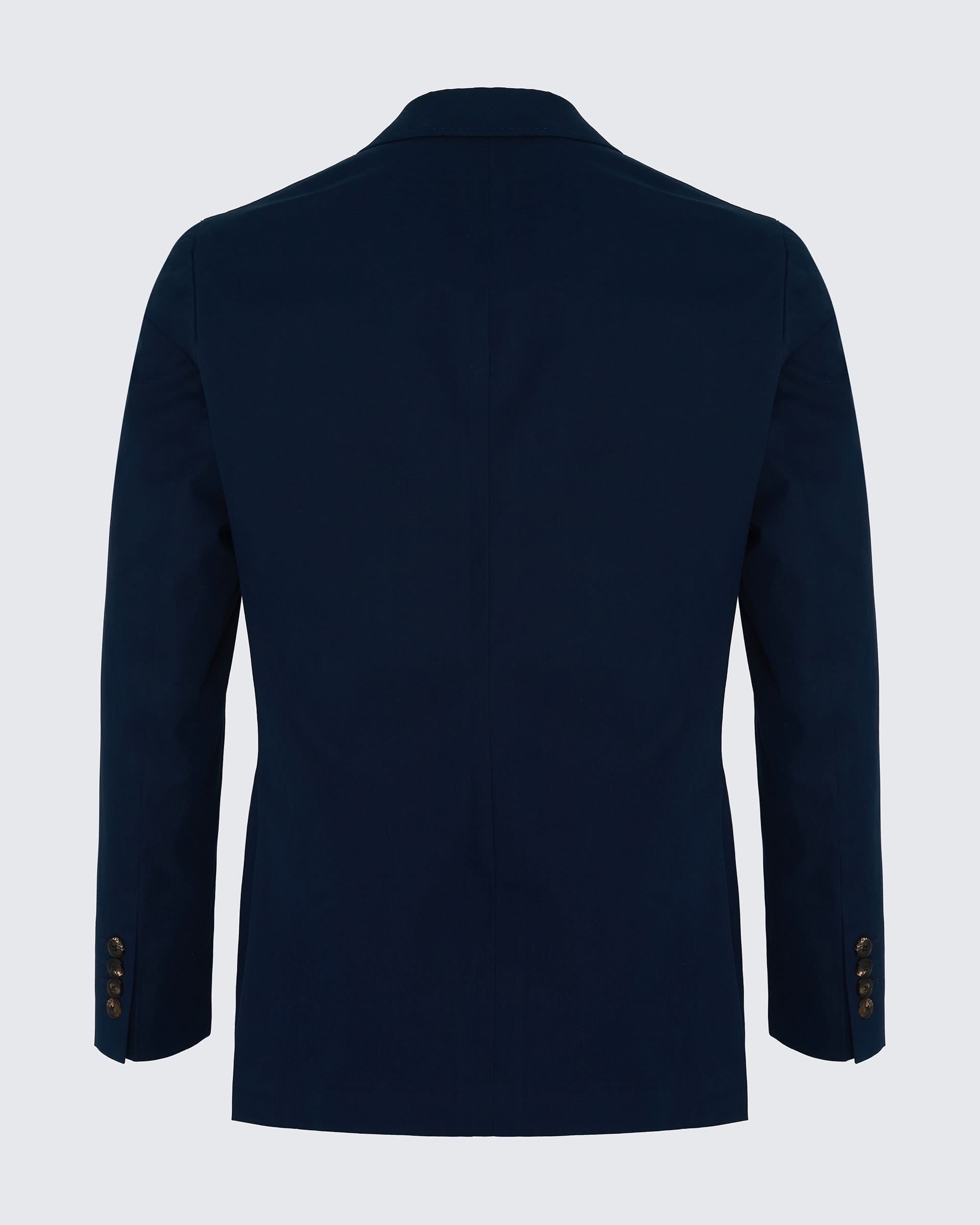 Stanley Cotton Cashmere Suit Jacket Navy