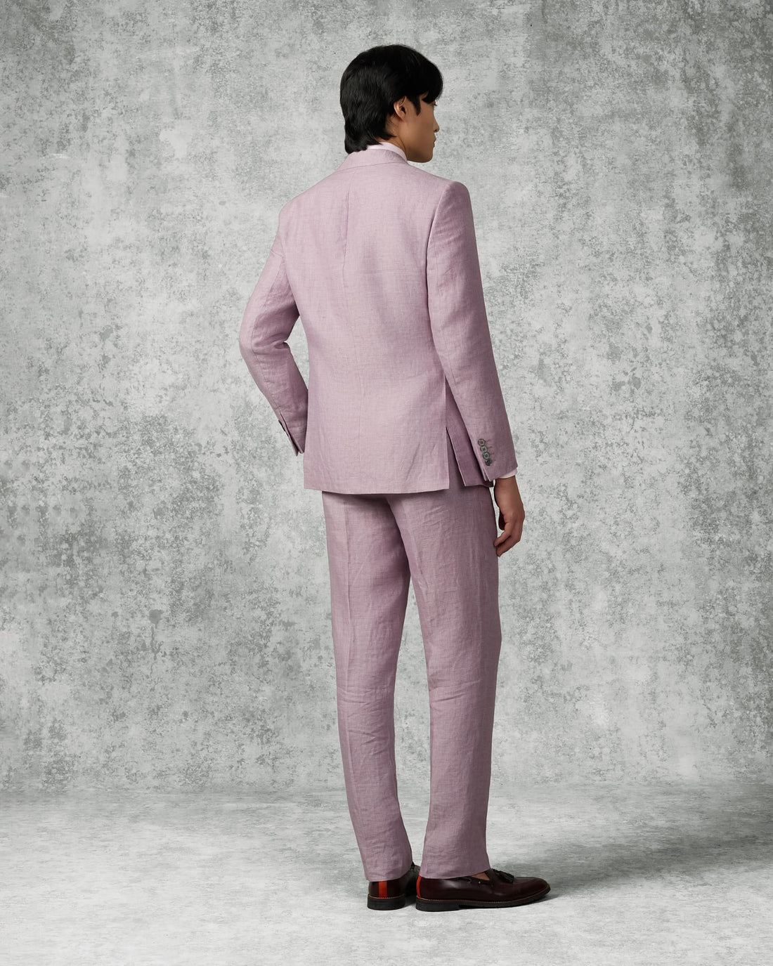 Palmer Linen Suit Mauve