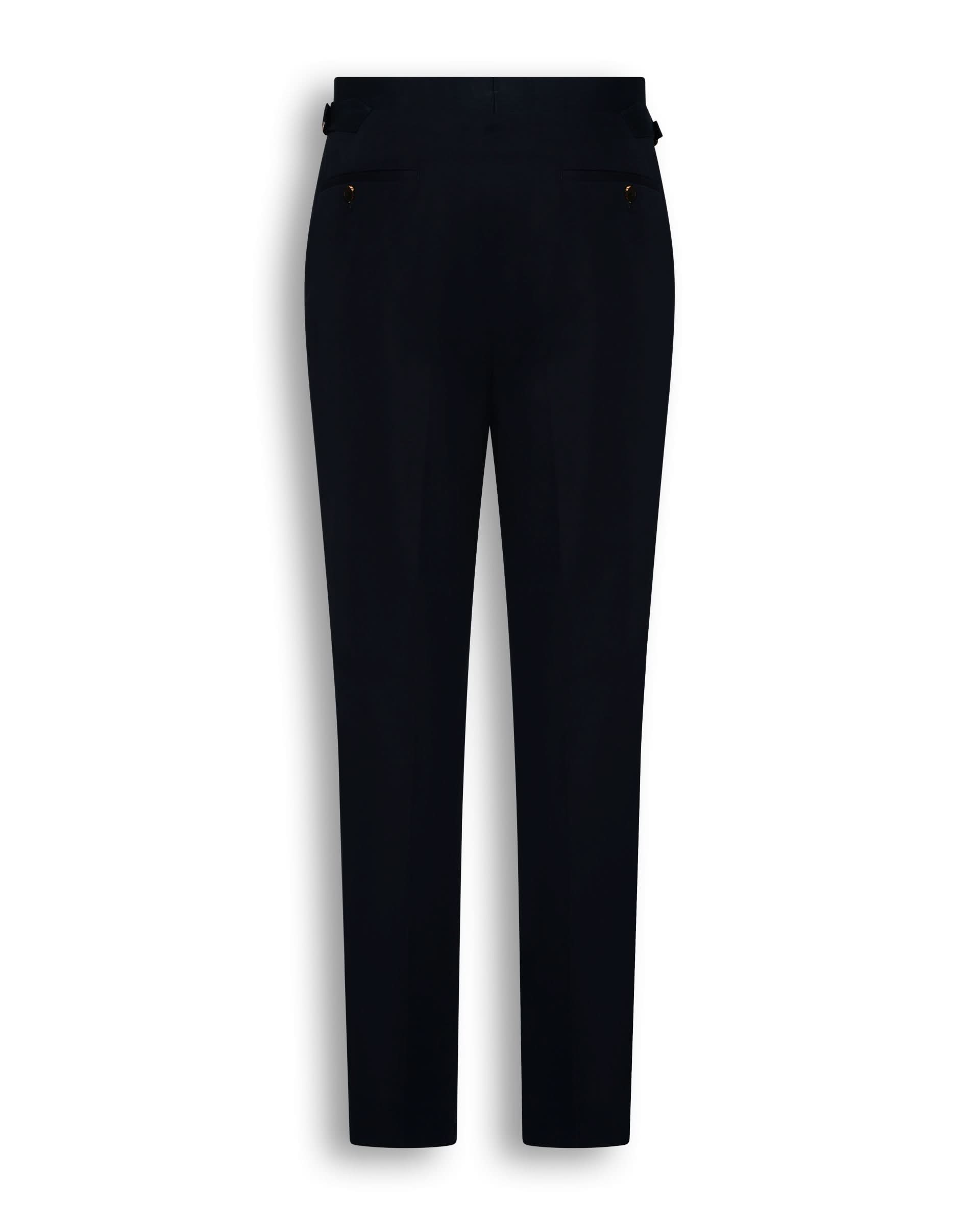 Stanley Cotton Cashmere Suit Trouser Navy