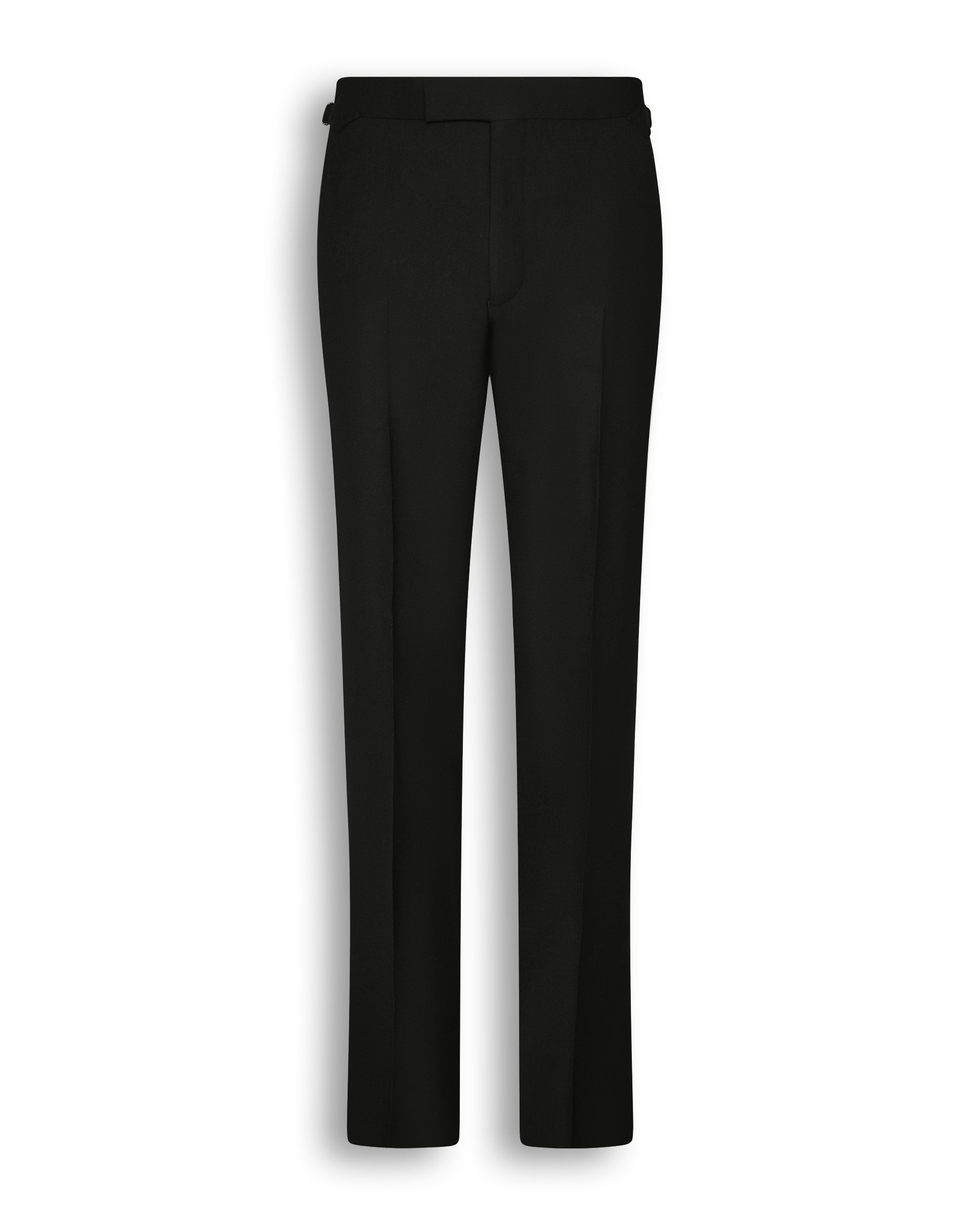Stark Virgin Virgin Wool Twill Suit Trouser Black