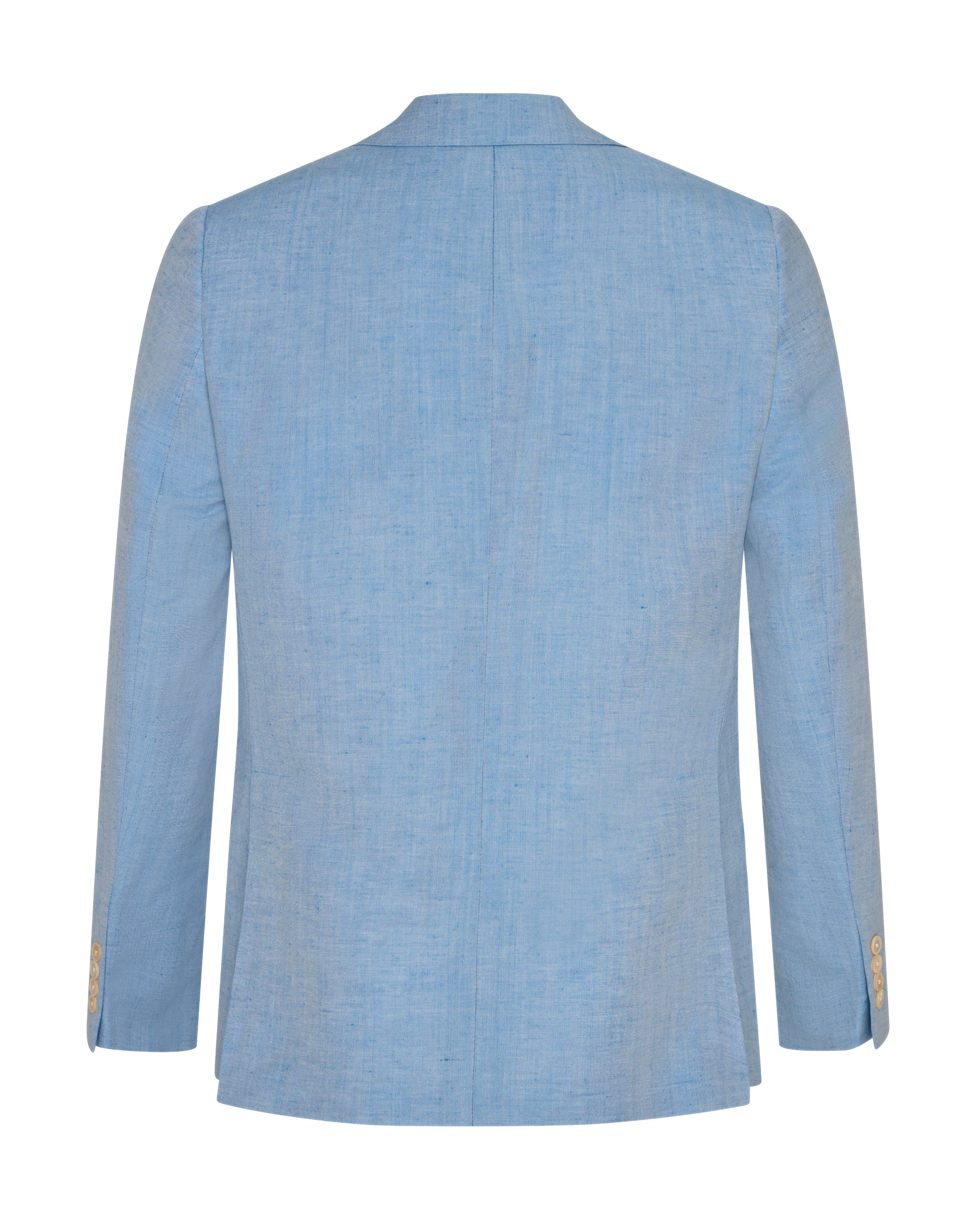 Sullivan Wool & Linen Flecked Suit Jacket Light Blue