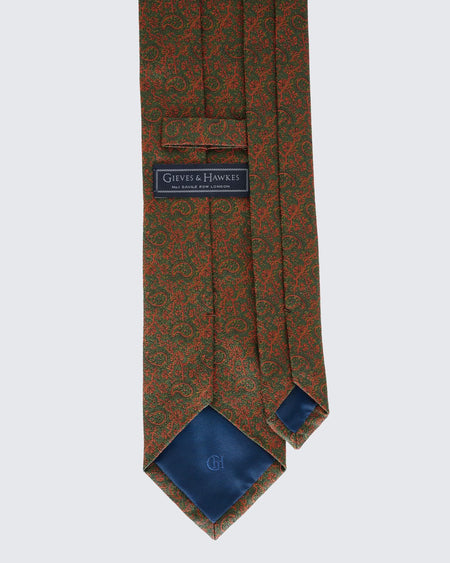 Goldsberry Paisley Rust Tie