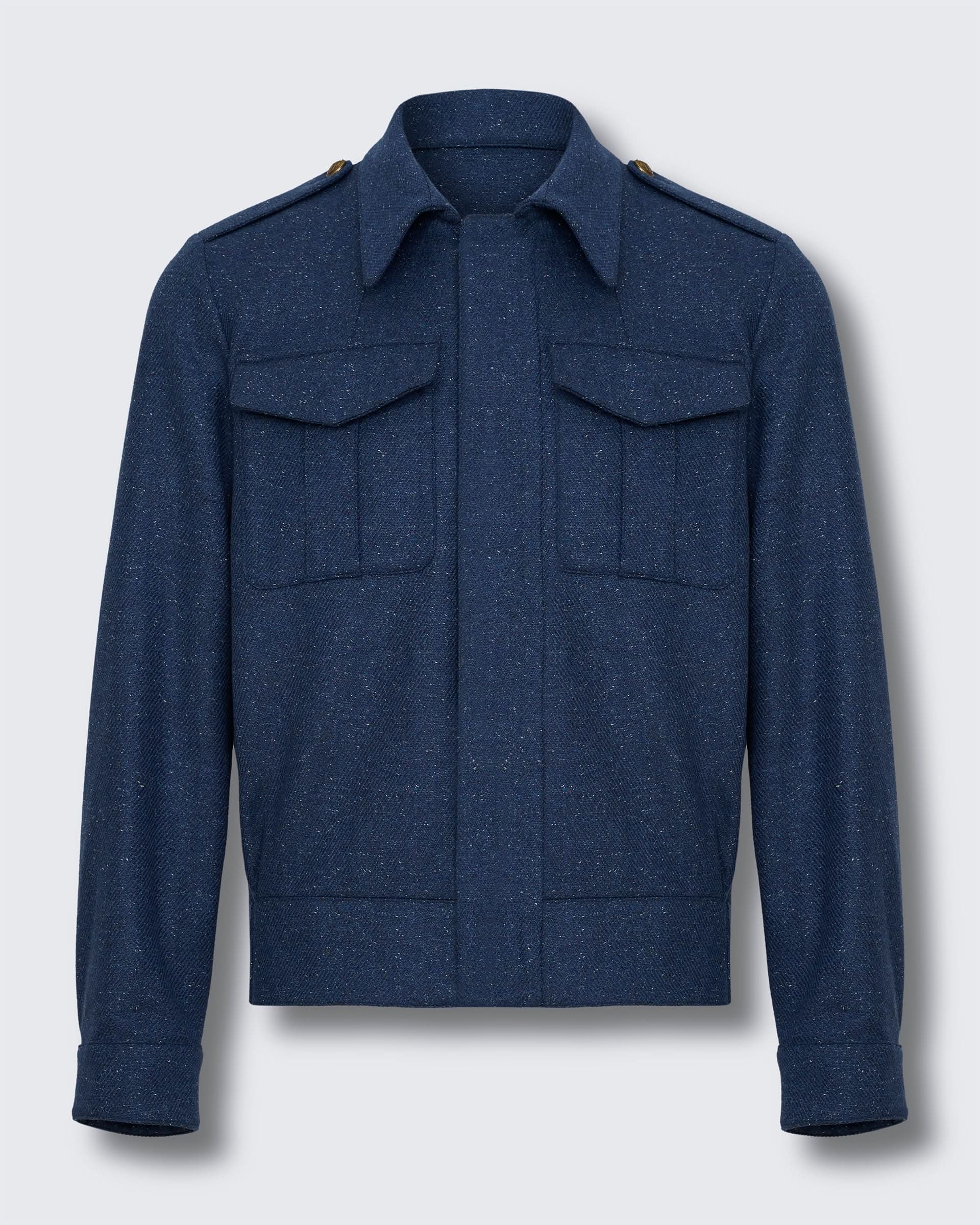 Tom Utility Harrington Mid Blue Donagal Flannel