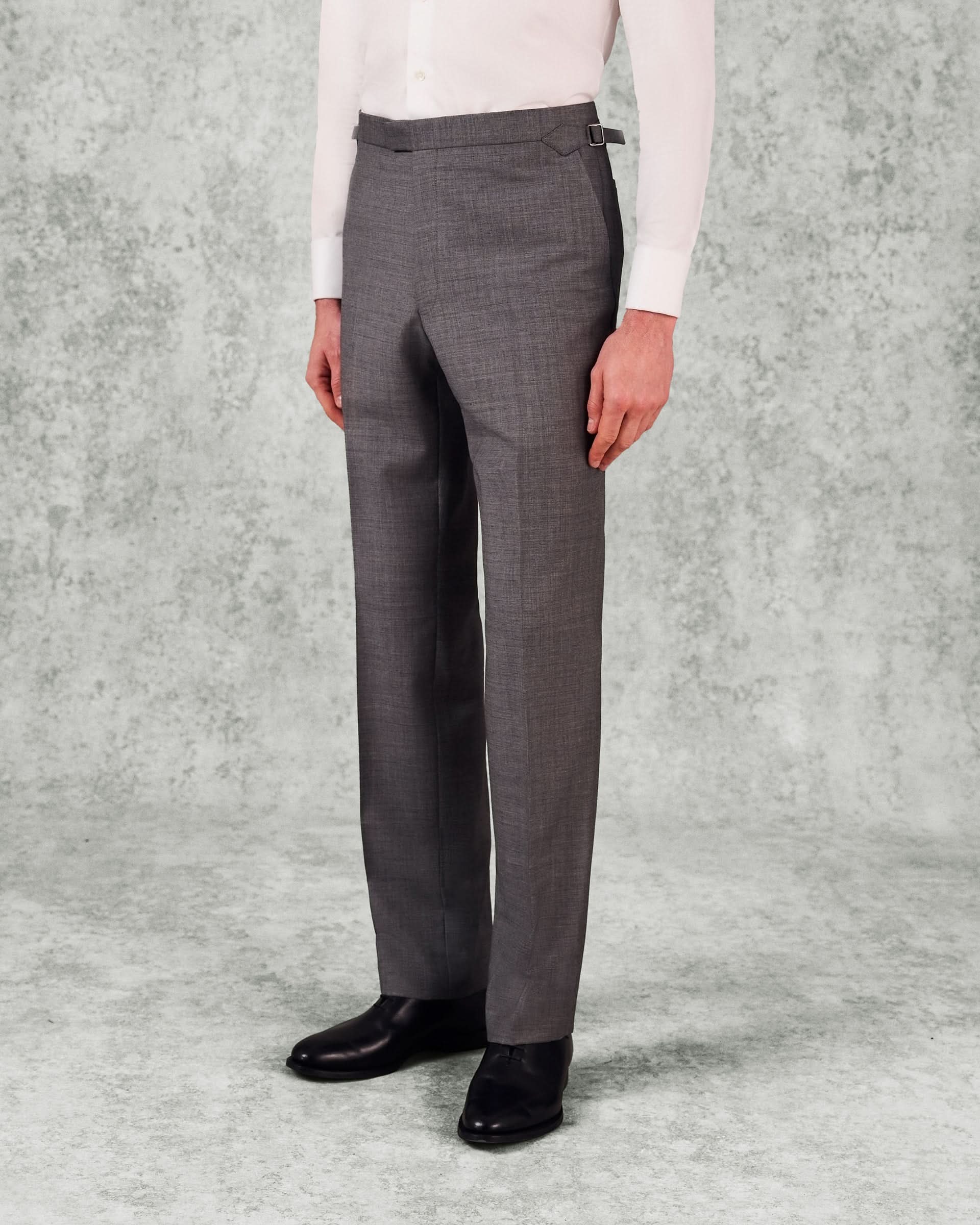 Torlese Virgin Wool Morning Suit With Double Breasted Waistcoat Grey