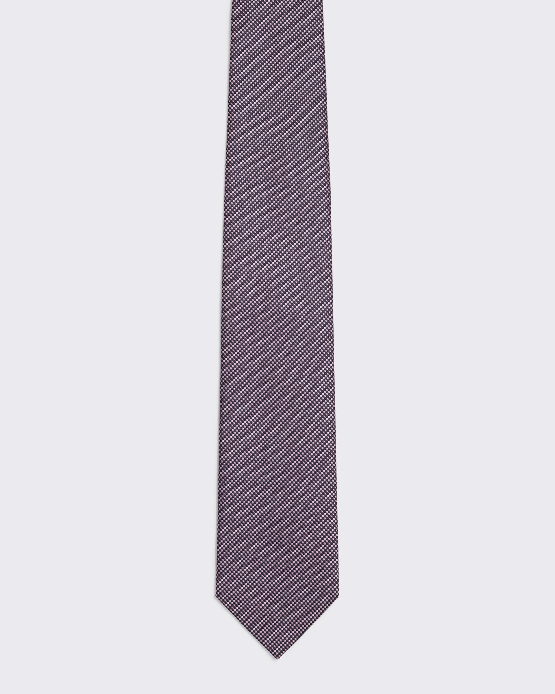 Carberry Neat Silk Tie Pink/Blue