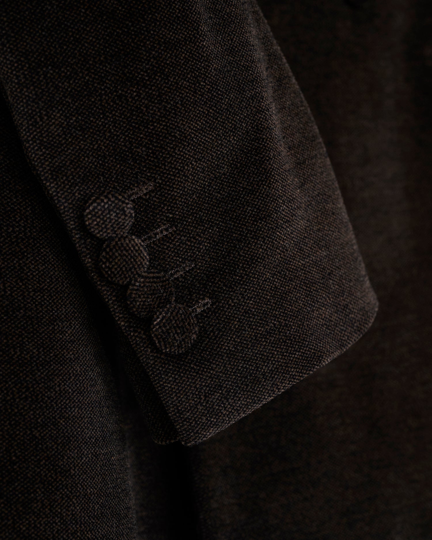 Williams Cotton Shawl Lapel Dress Jacket Dark Brown