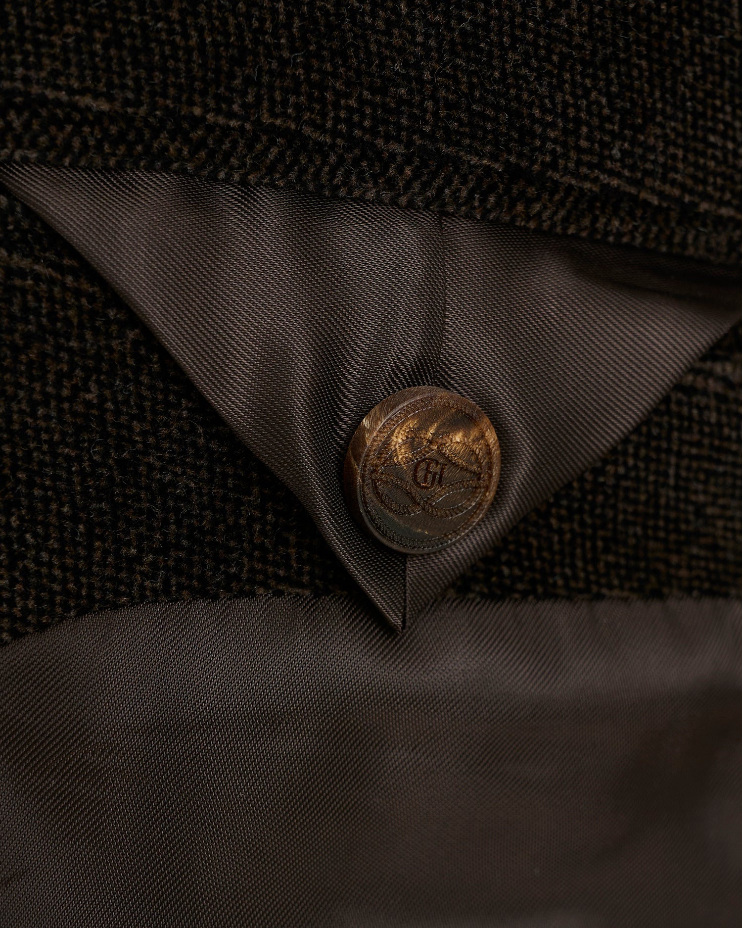 Williams Cotton Shawl Lapel Dress Jacket Dark Brown